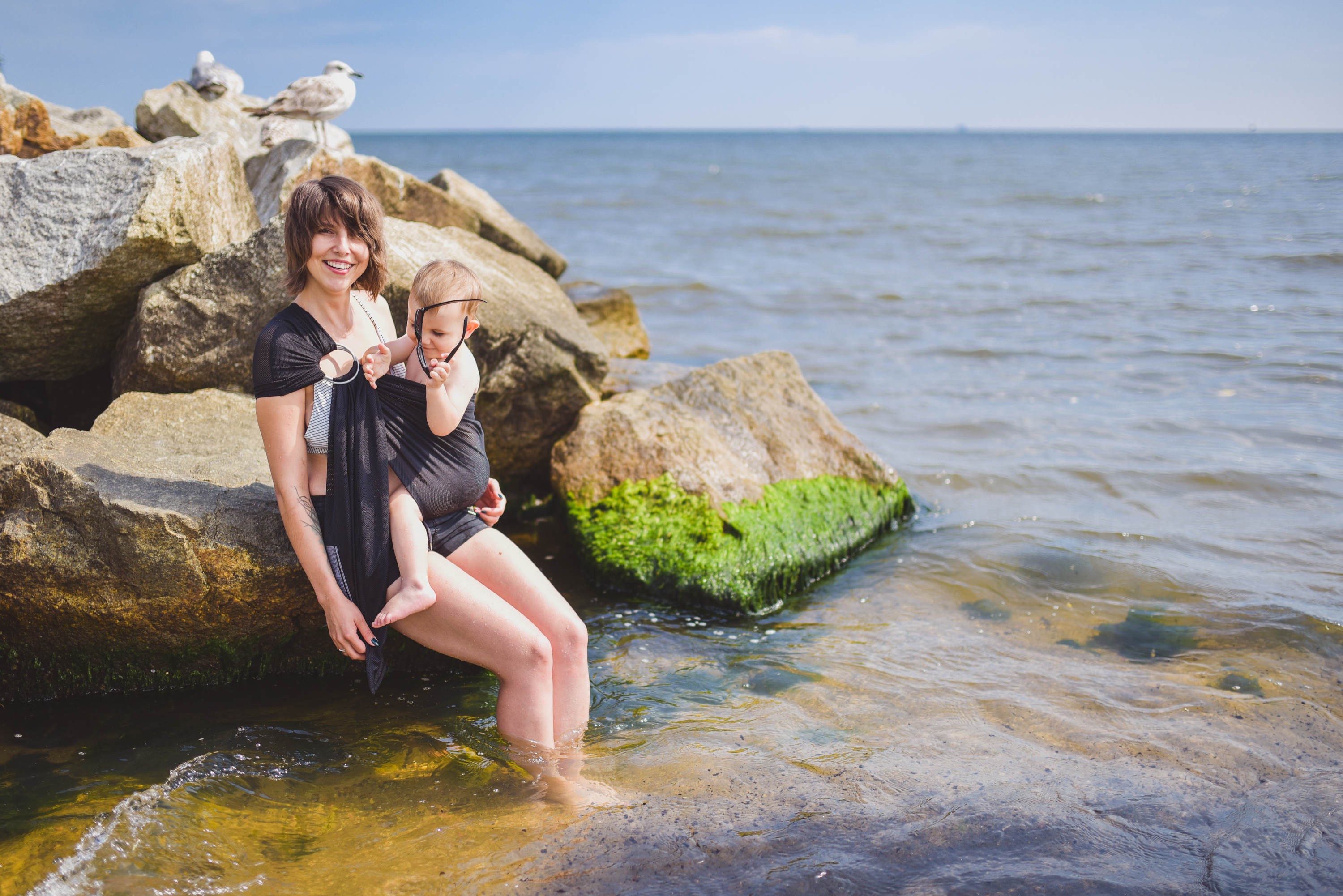 LennyLamb Water Ring Sling Black