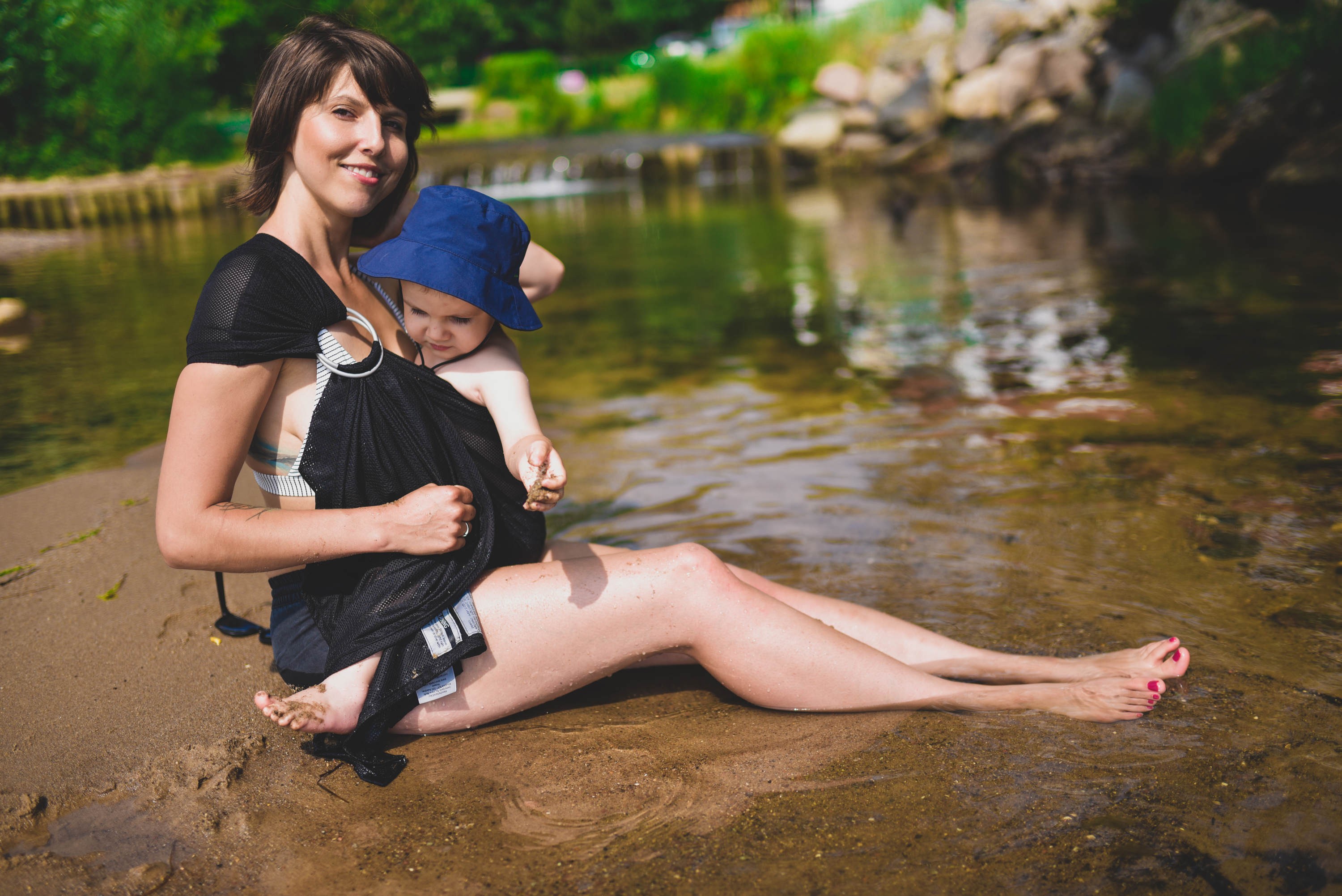 LennyLamb Water Ring Sling Black