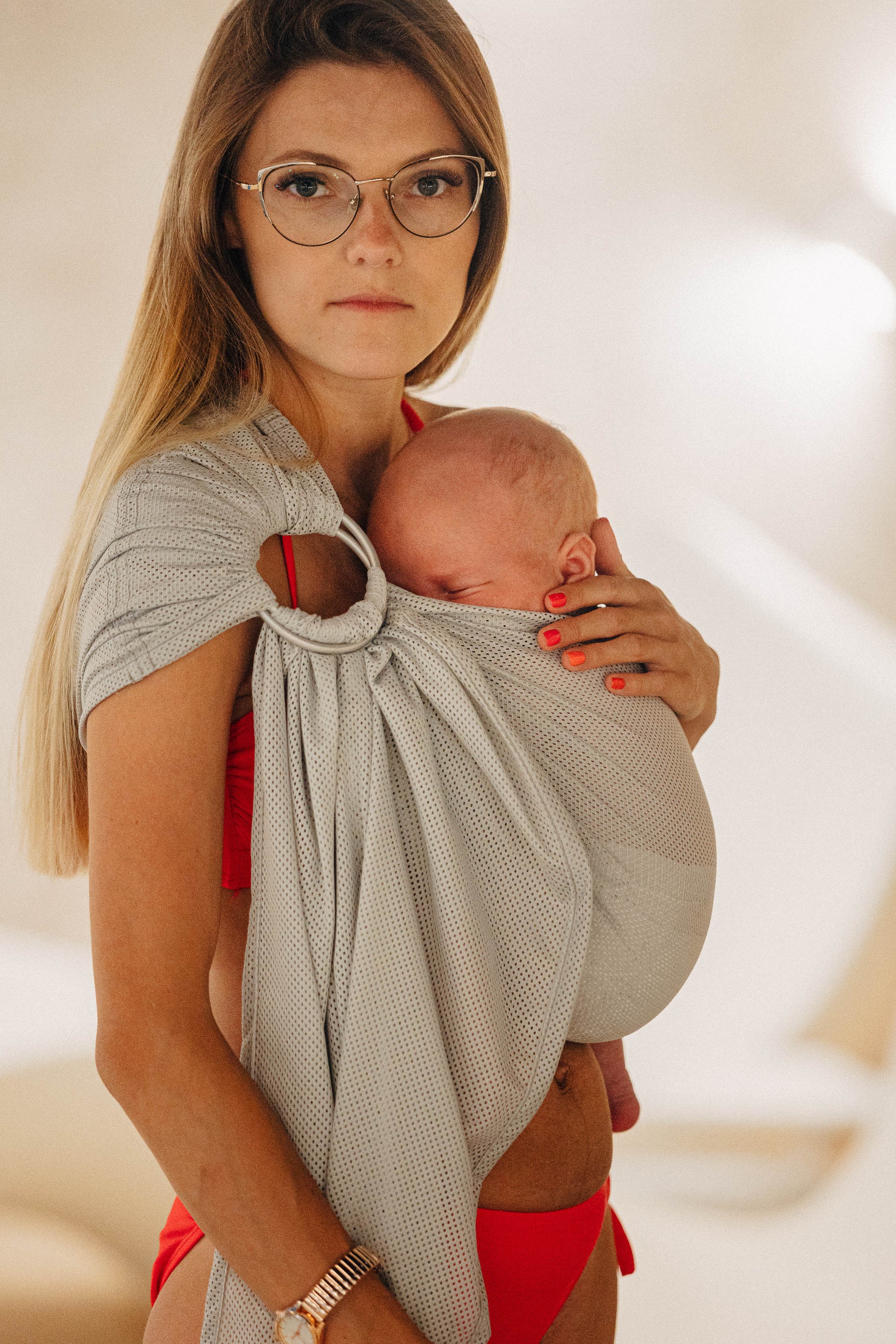 LennyLamb Water Ring Sling Grey