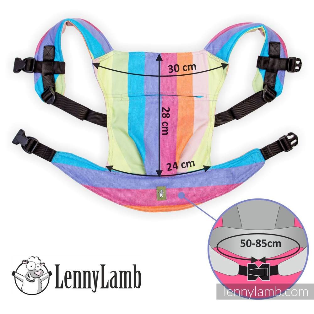 LennyLamb Doll Carrier, Peacock’s Tail - Provance