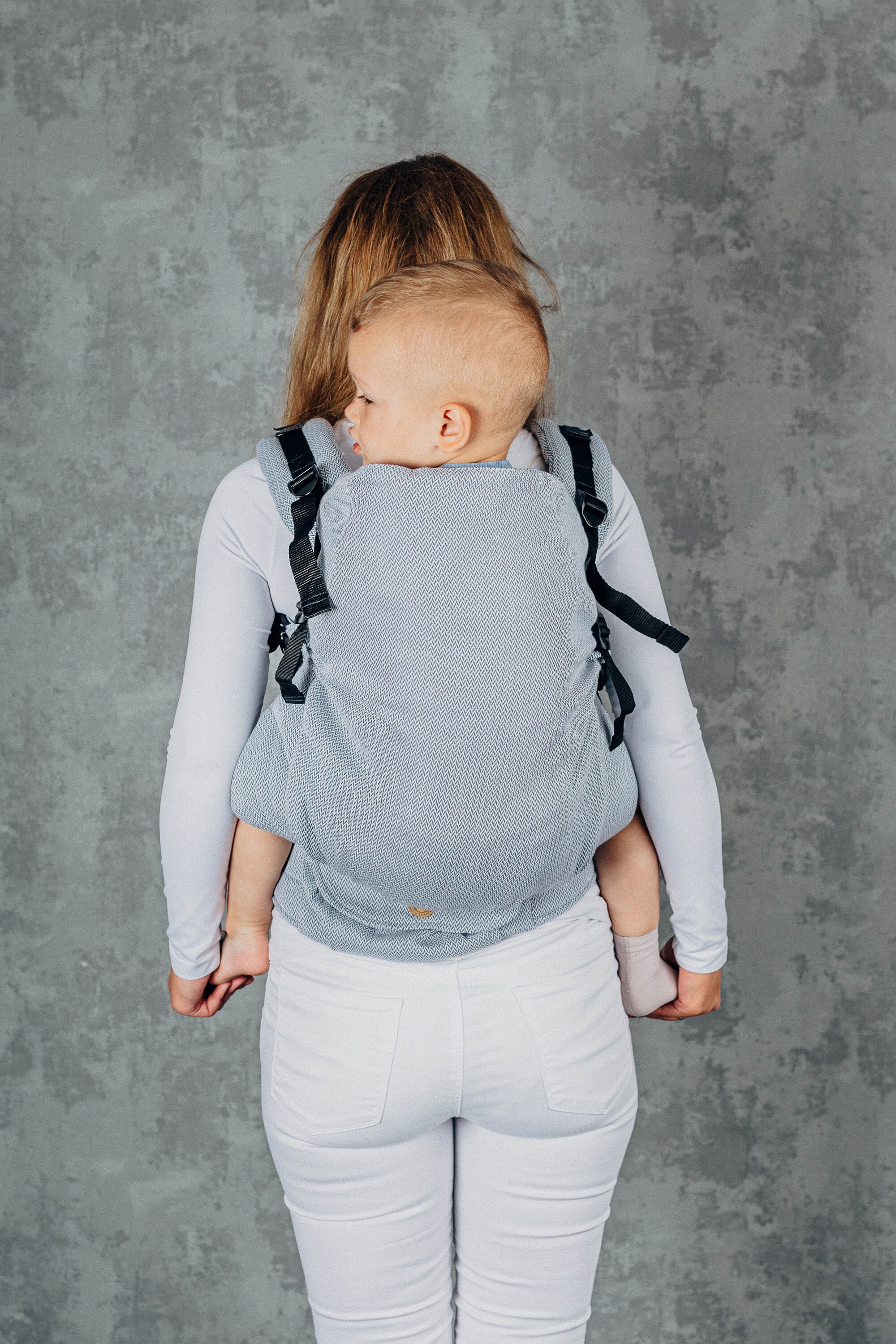 LennyPreschool kandekott, LITTLE HERRINGBONE GREY