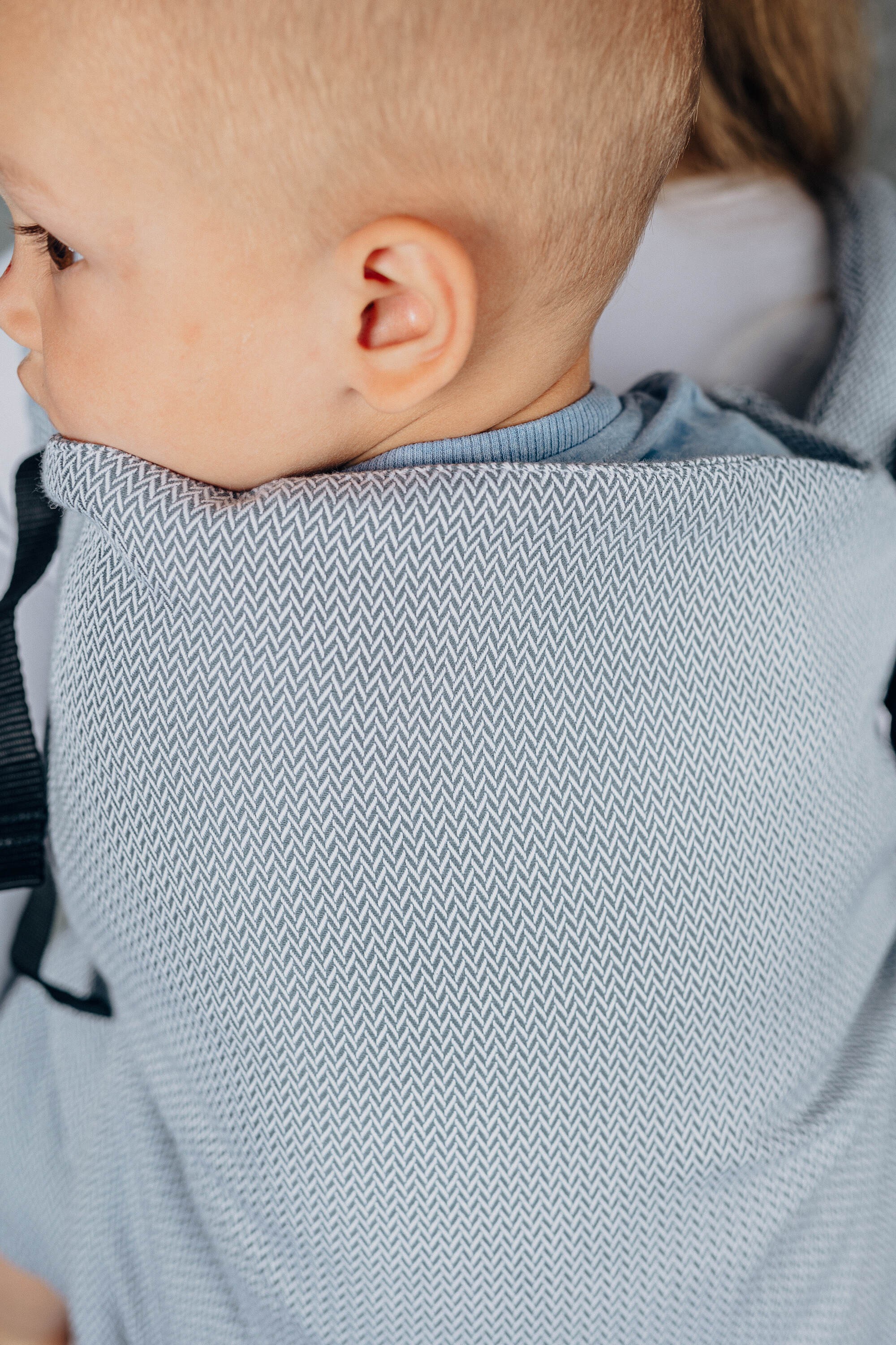 LennyPreschool kandekott, LITTLE HERRINGBONE GREY