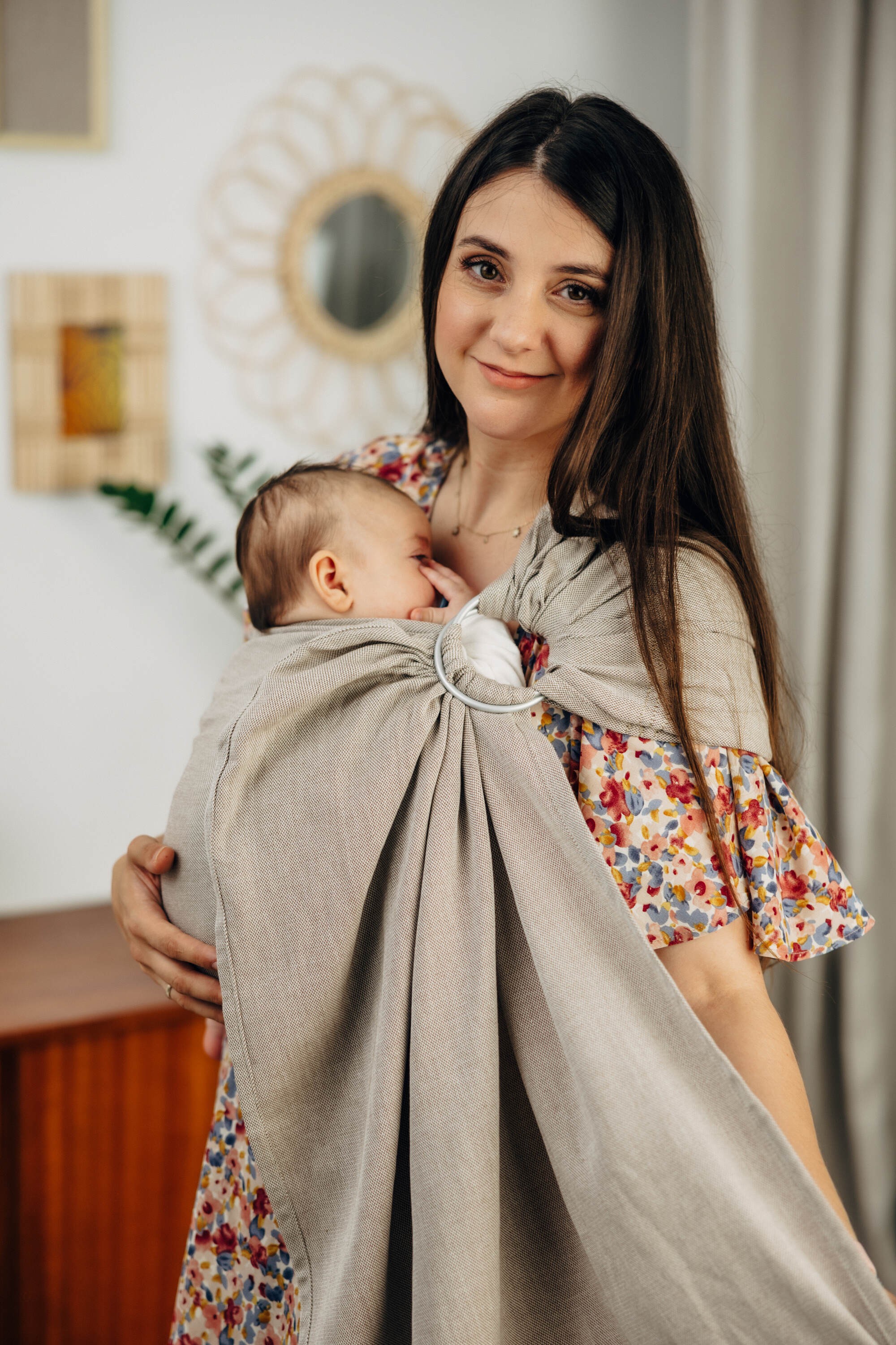 LennyLamb Ring Sling Peanut Butter