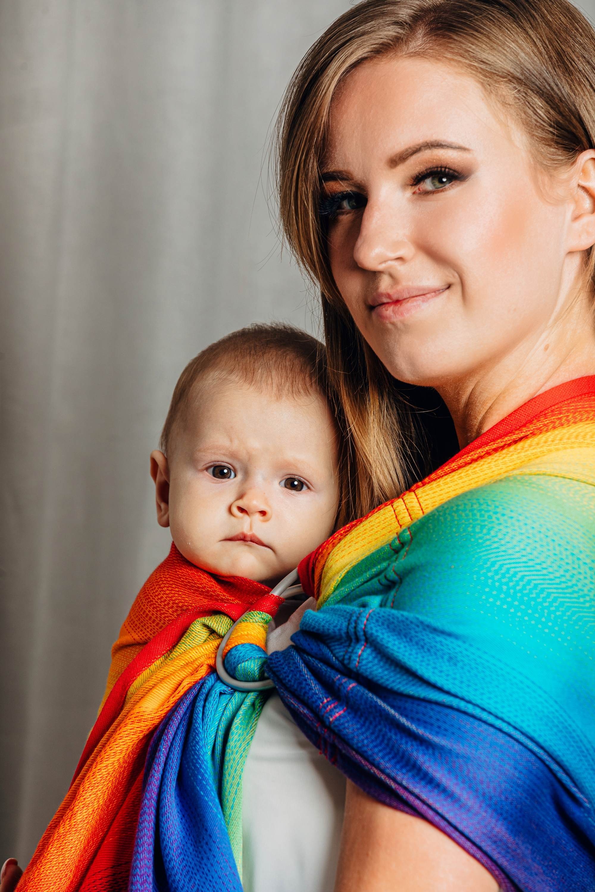 LennyLamb Ring Sling Rainbow Baby