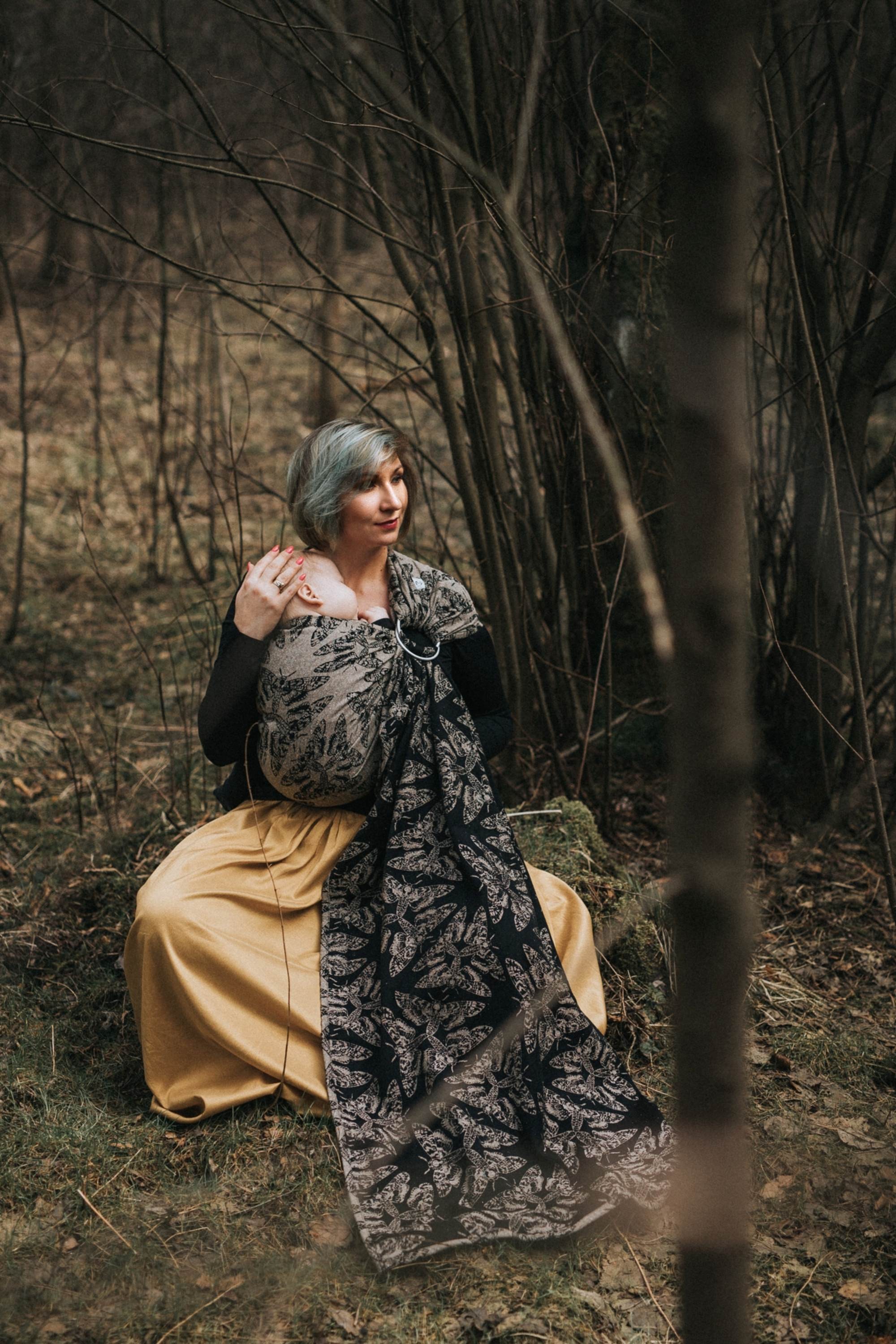 LennyLamb Ring Sling QUEEN OF THE NIGHT - PAMINA