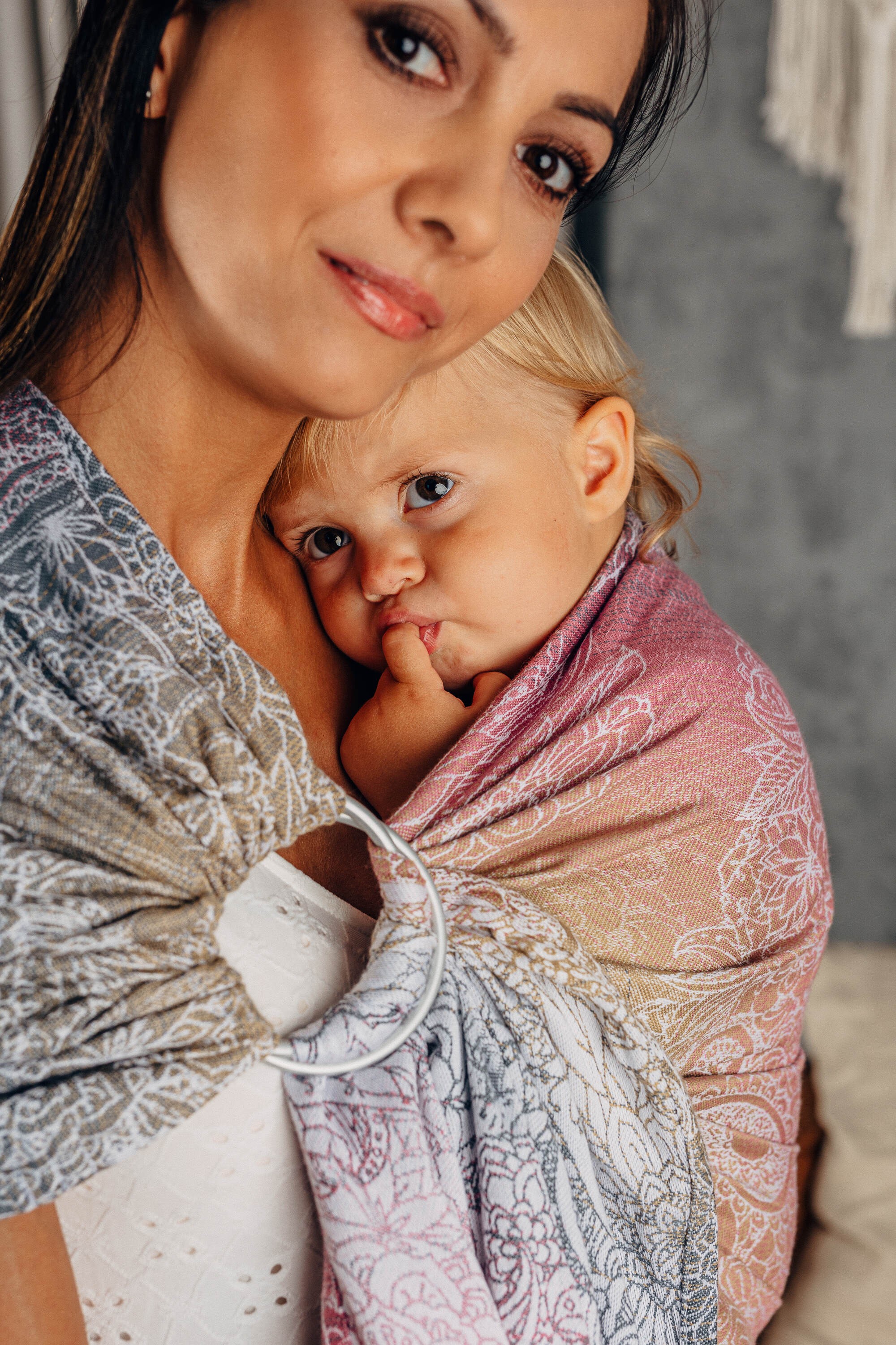 LennyLamb Ring Sling Wild Wine - Vineyard