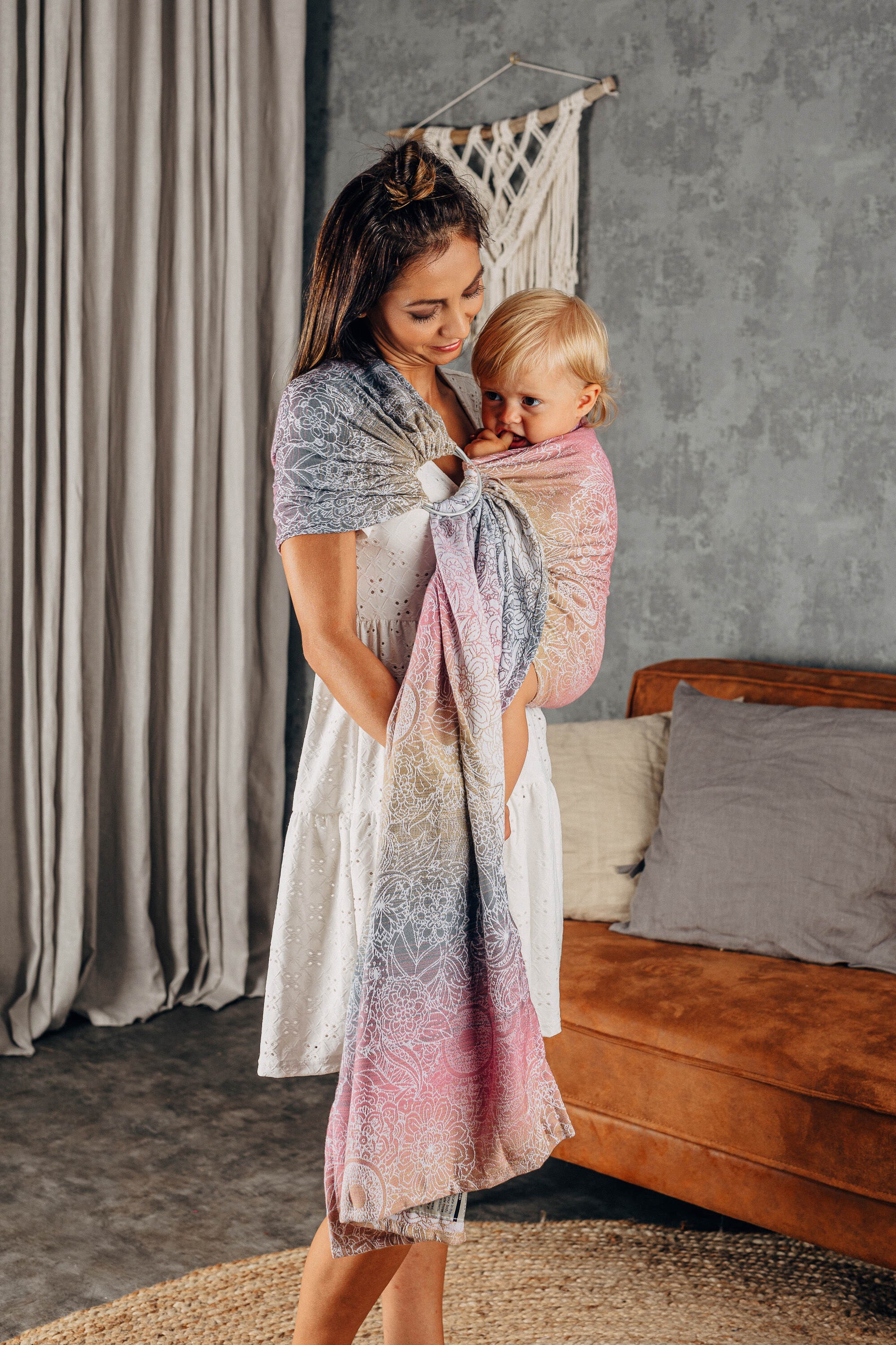 LennyLamb Ring Sling Wild Wine - Vineyard