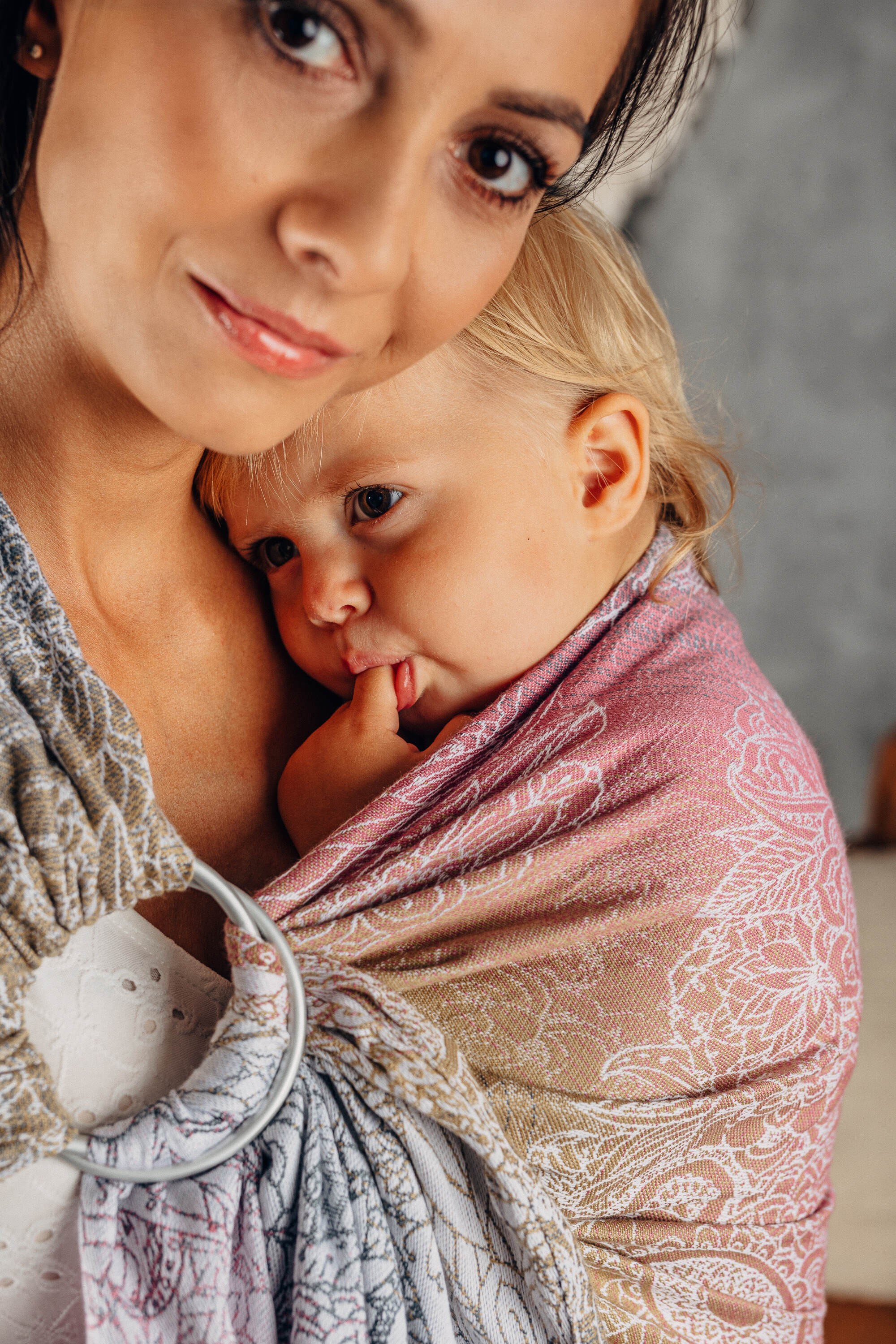 LennyLamb Ring Sling Wild Wine - Vineyard