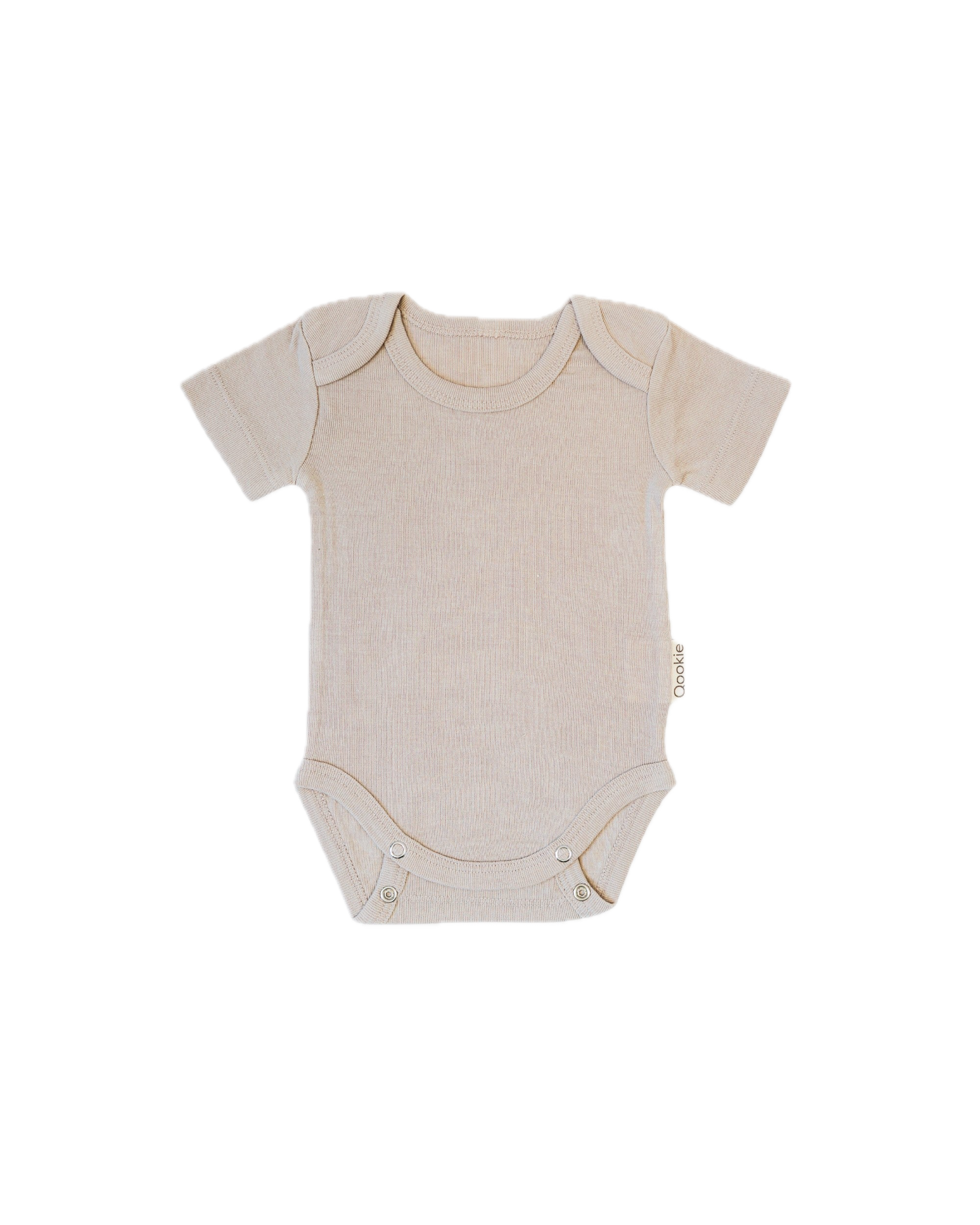 Wool-Silk Short Sleeve Bodysuit – Clay