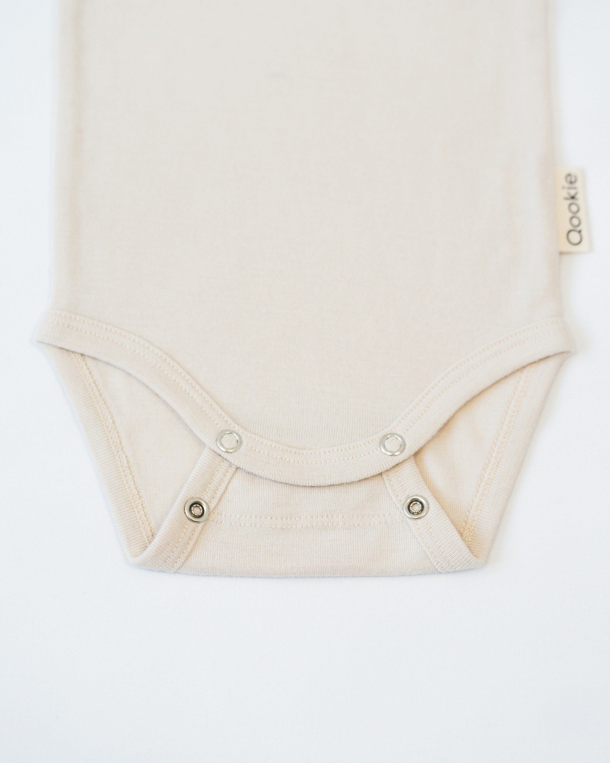 Wool-Silk Short Sleeve Bodysuit – Beige