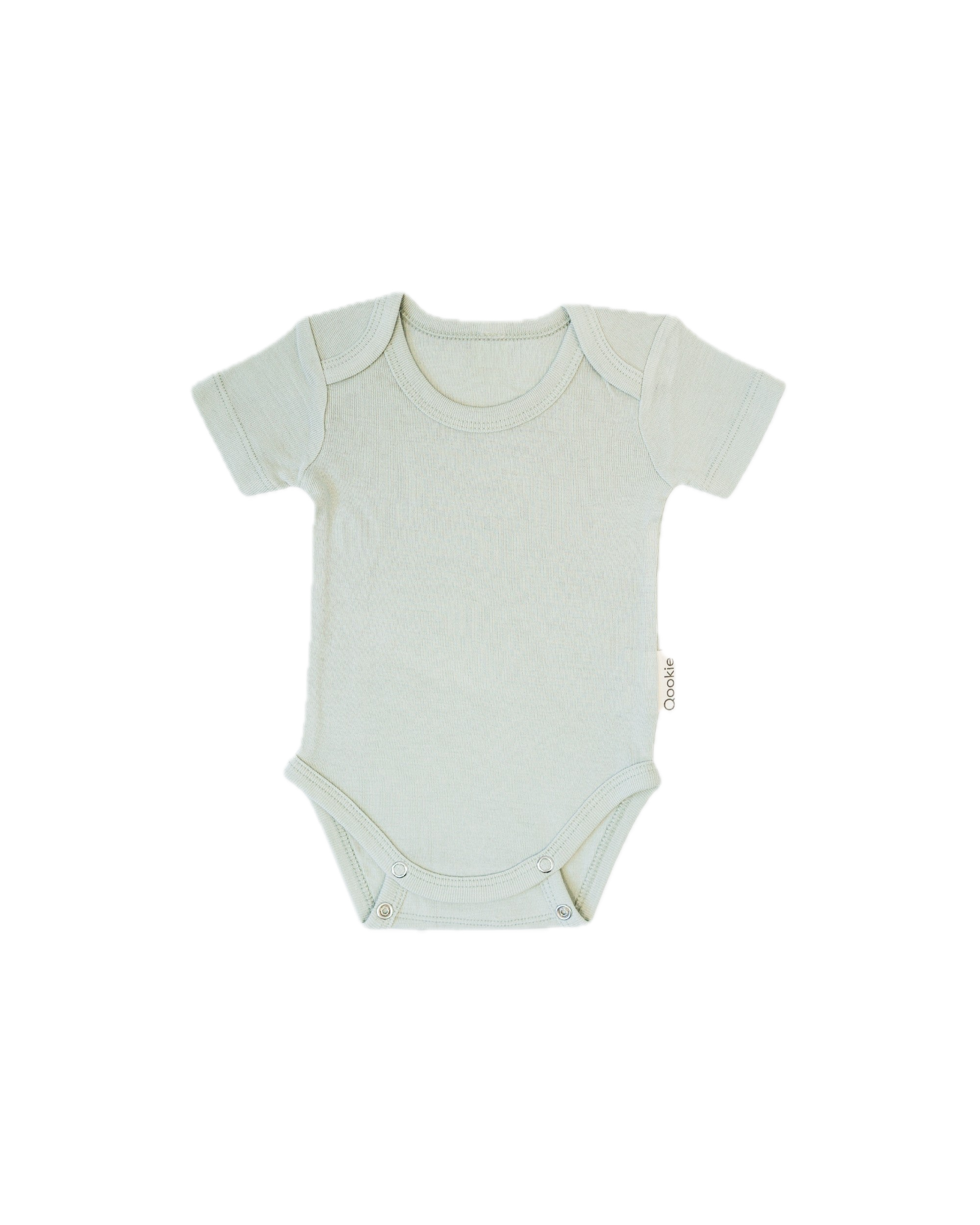 Wool-Silk Short Sleeve Bodysuit – Salvia