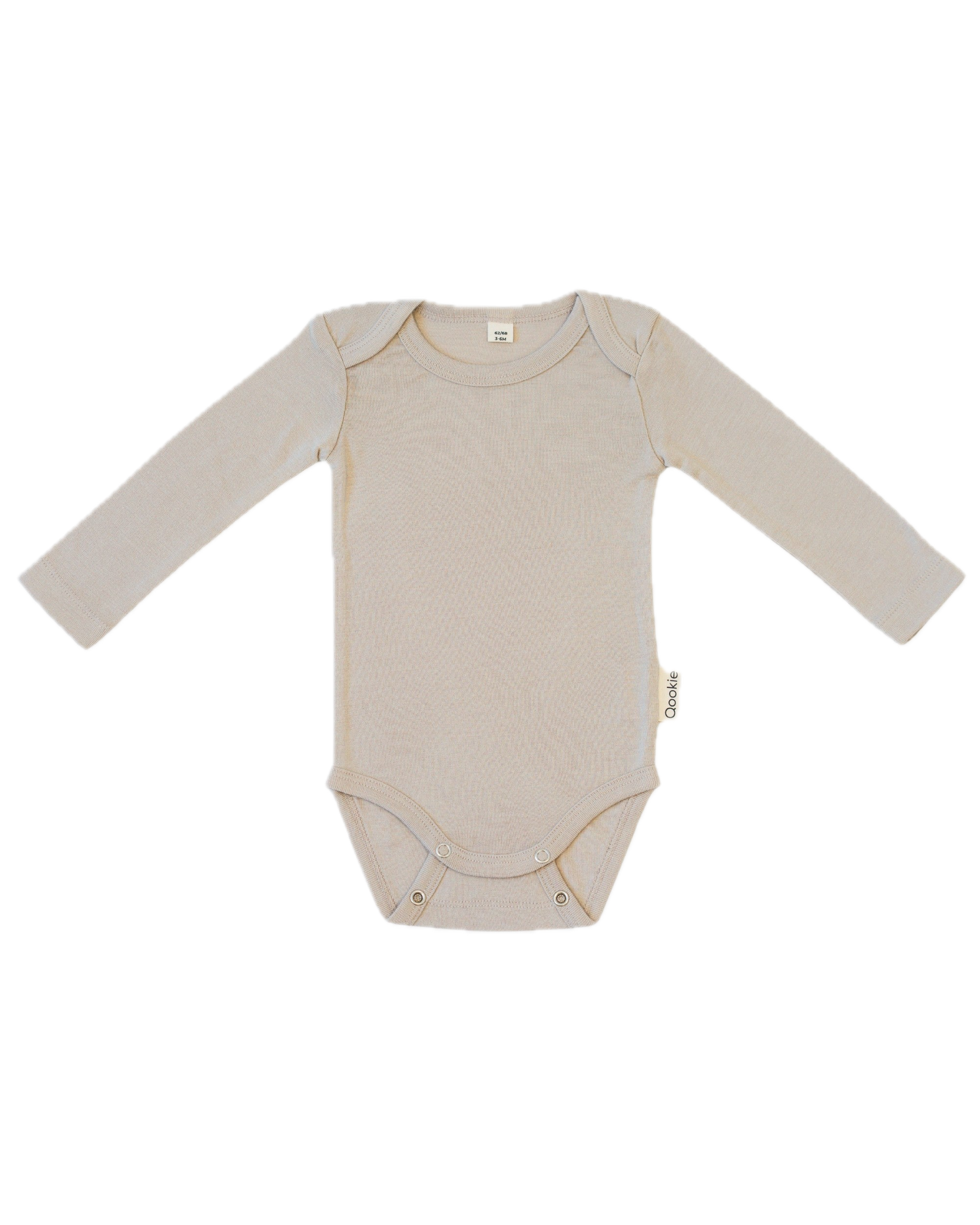 Wool-Silk Long Sleeve Bodysuit – Clay