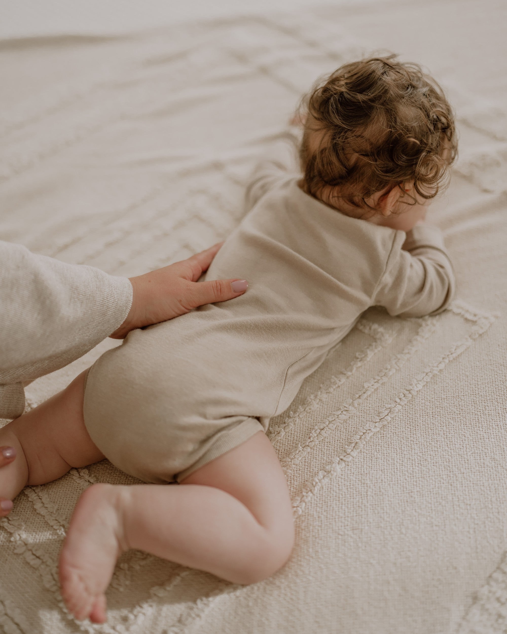 Wool-Silk Long Sleeve Bodysuit – Clay