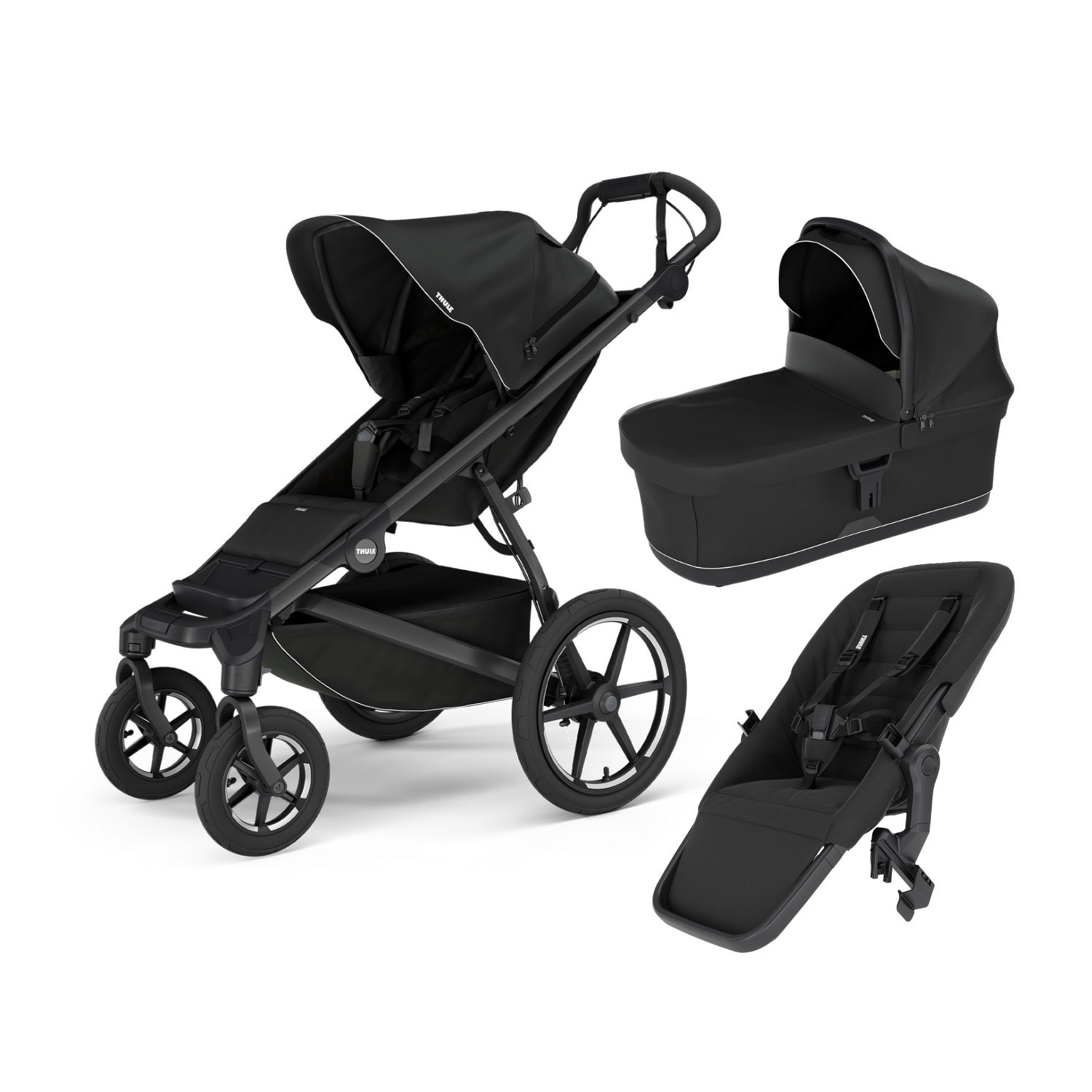 Thule Urban Glide 4-wheel set  + reversible seat 