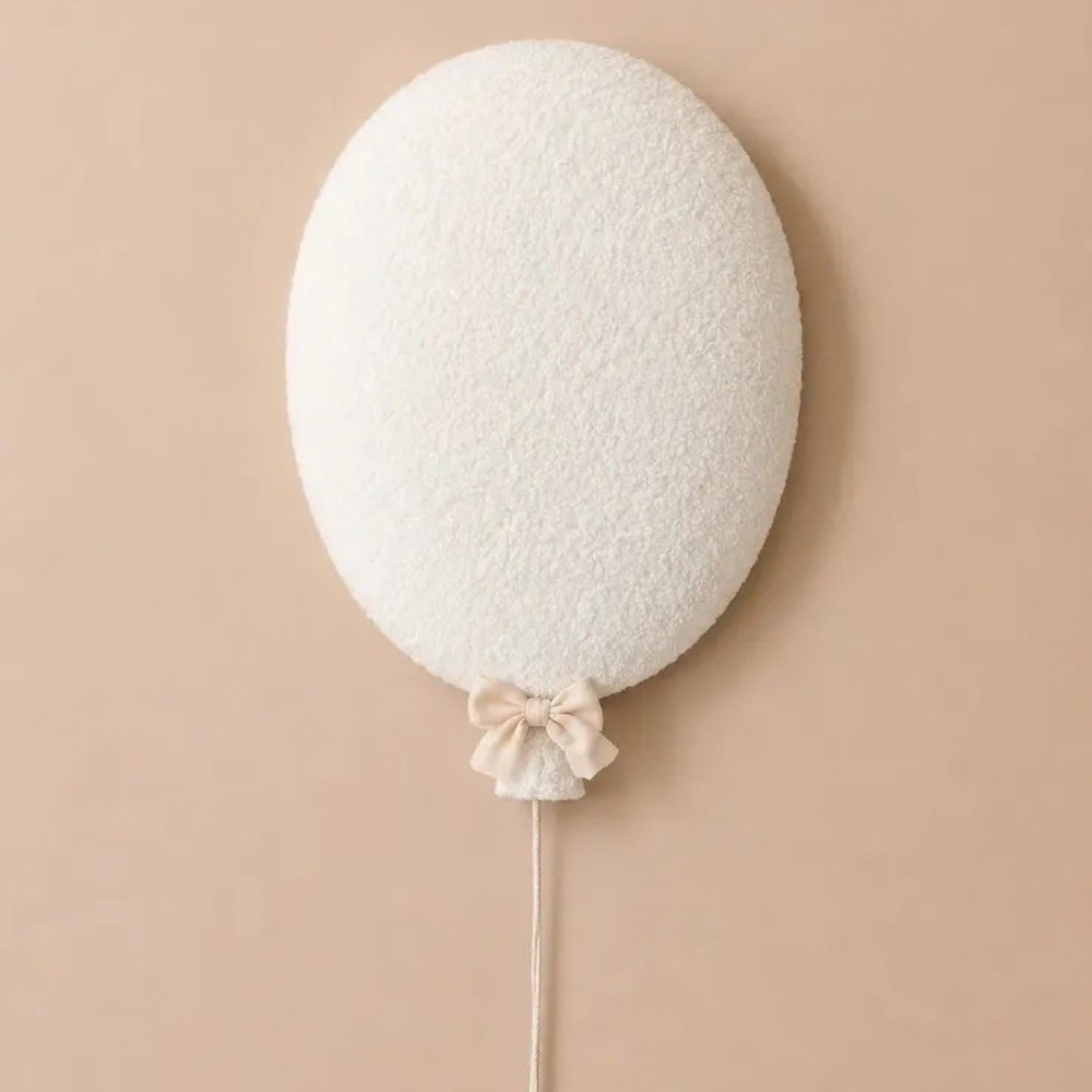 Little Loua seinakaunistus Balloon White