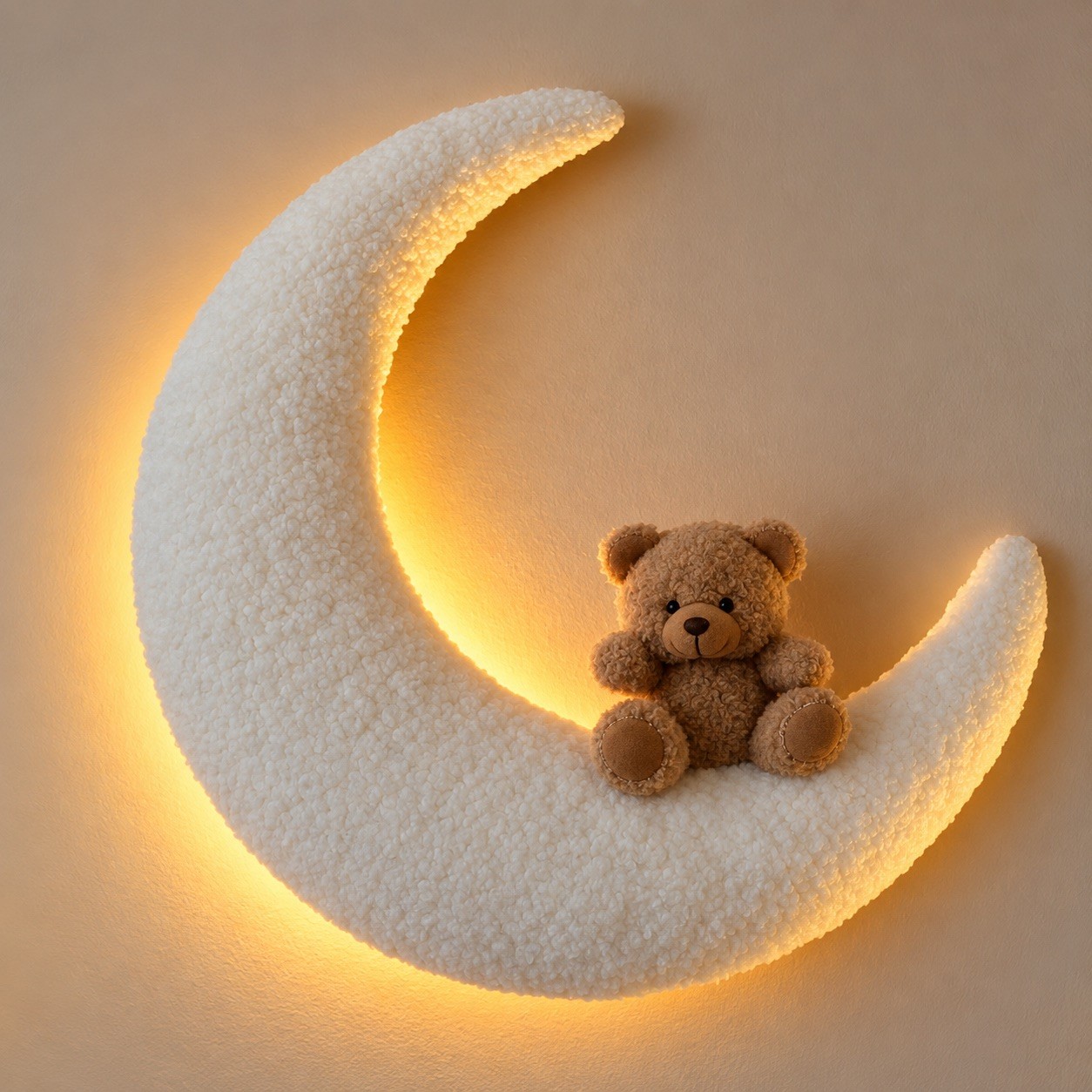 Little Loua seinavalgusti Moon & Teddy
