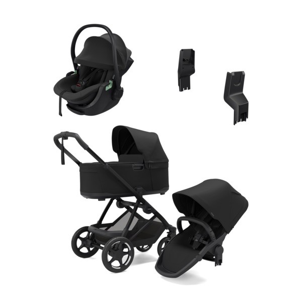 Thule Charm vankrikomplekt + Maple CONNECT turvah&auml;ll + Alfi CONNECT isofix