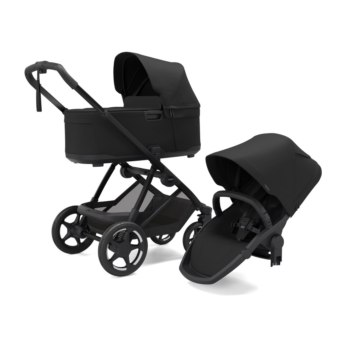 Thule Charm vankrikomplekt + Maple CONNECT turvahäll + Alfi CONNECT isofix