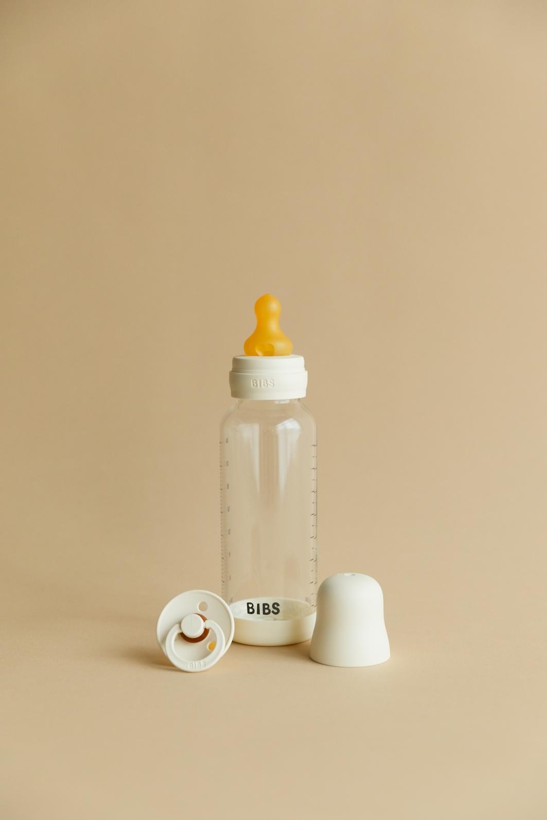 Bibs klaasist lutipudel 120ml 
