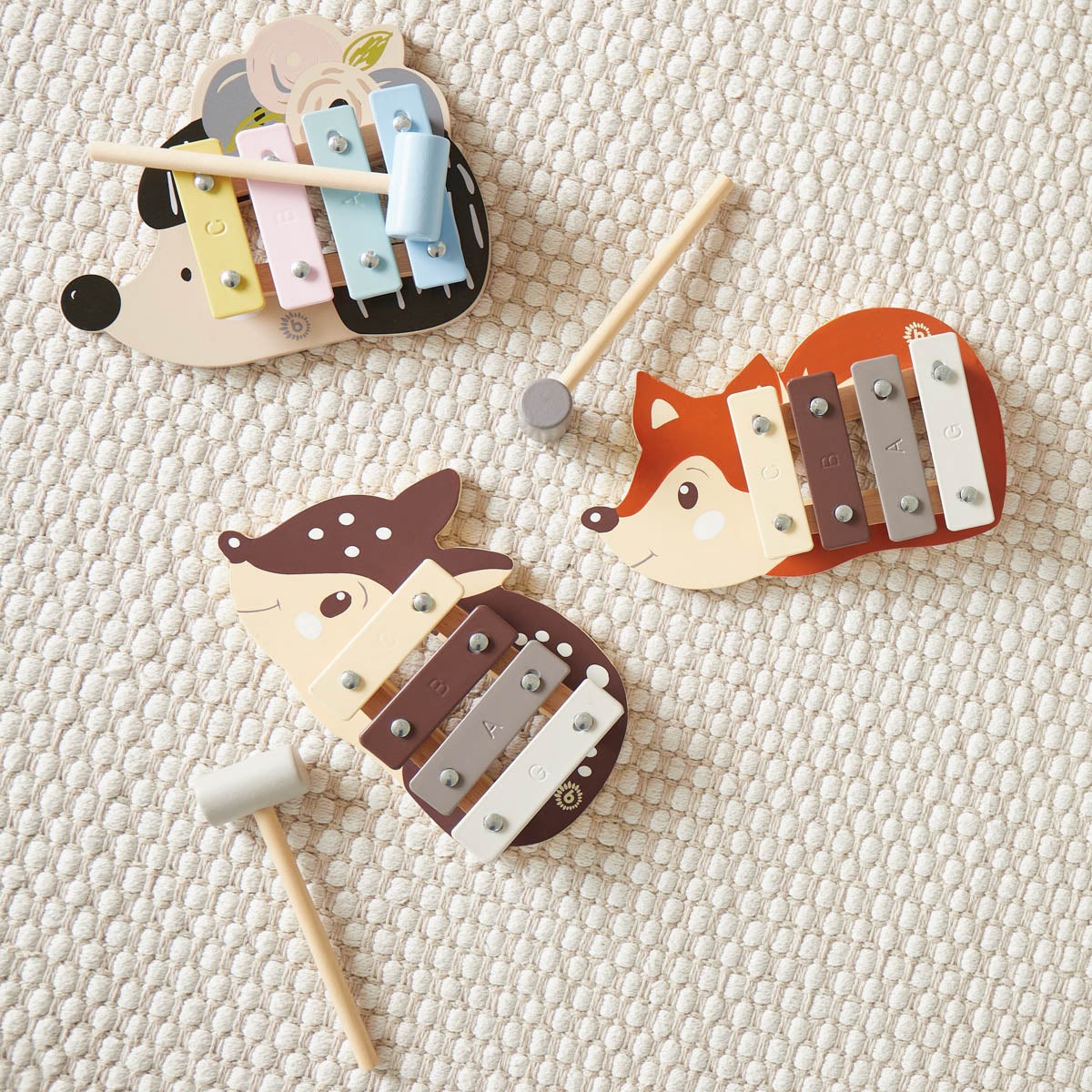 Bieco wooden xylophone fox