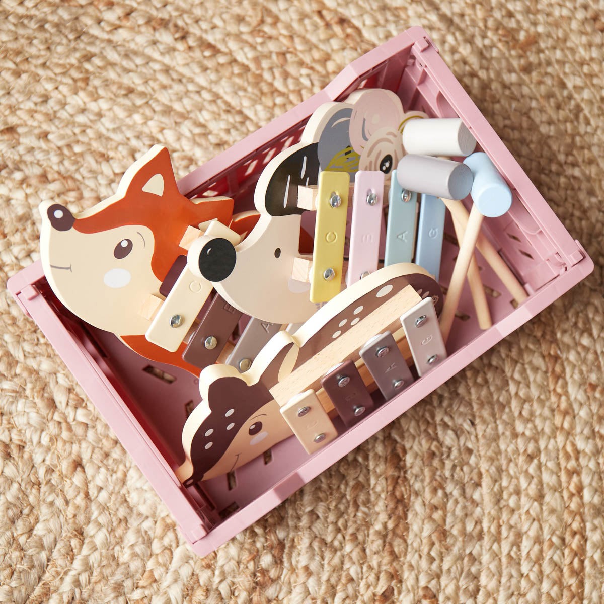 Bieco wooden xylophone fox