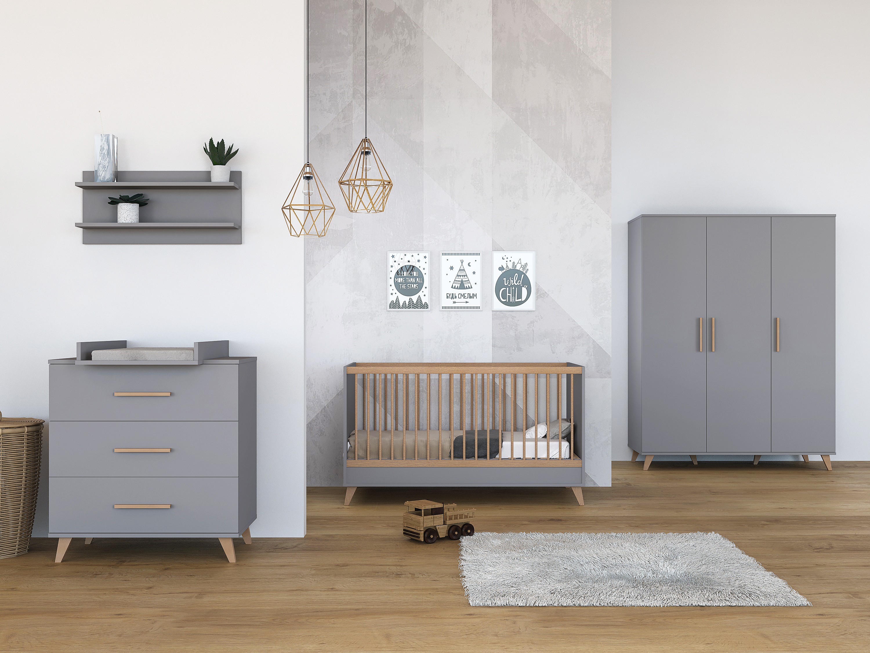 Flip Grey kummut + pikendus