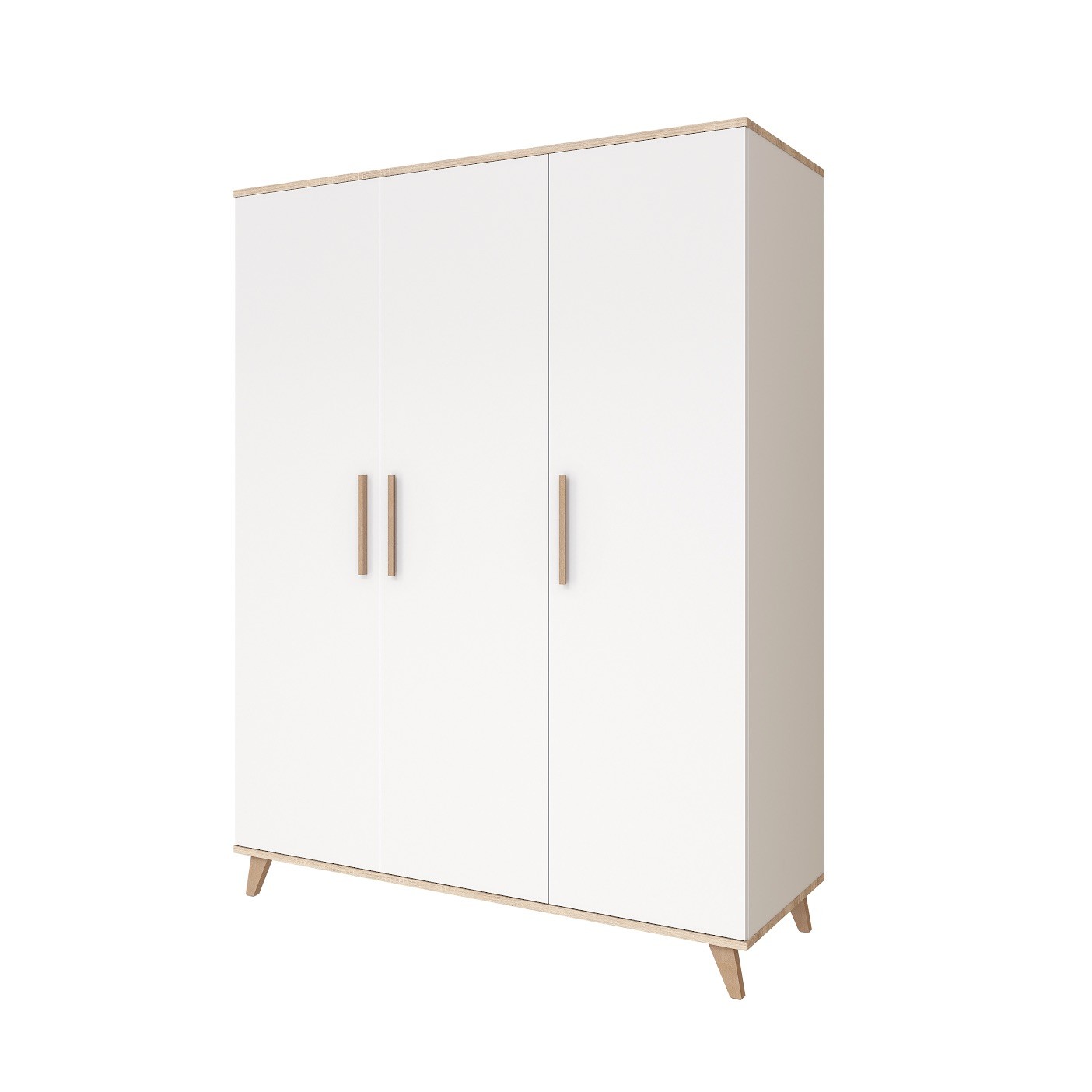 Flip White & Oak riidekapp XL