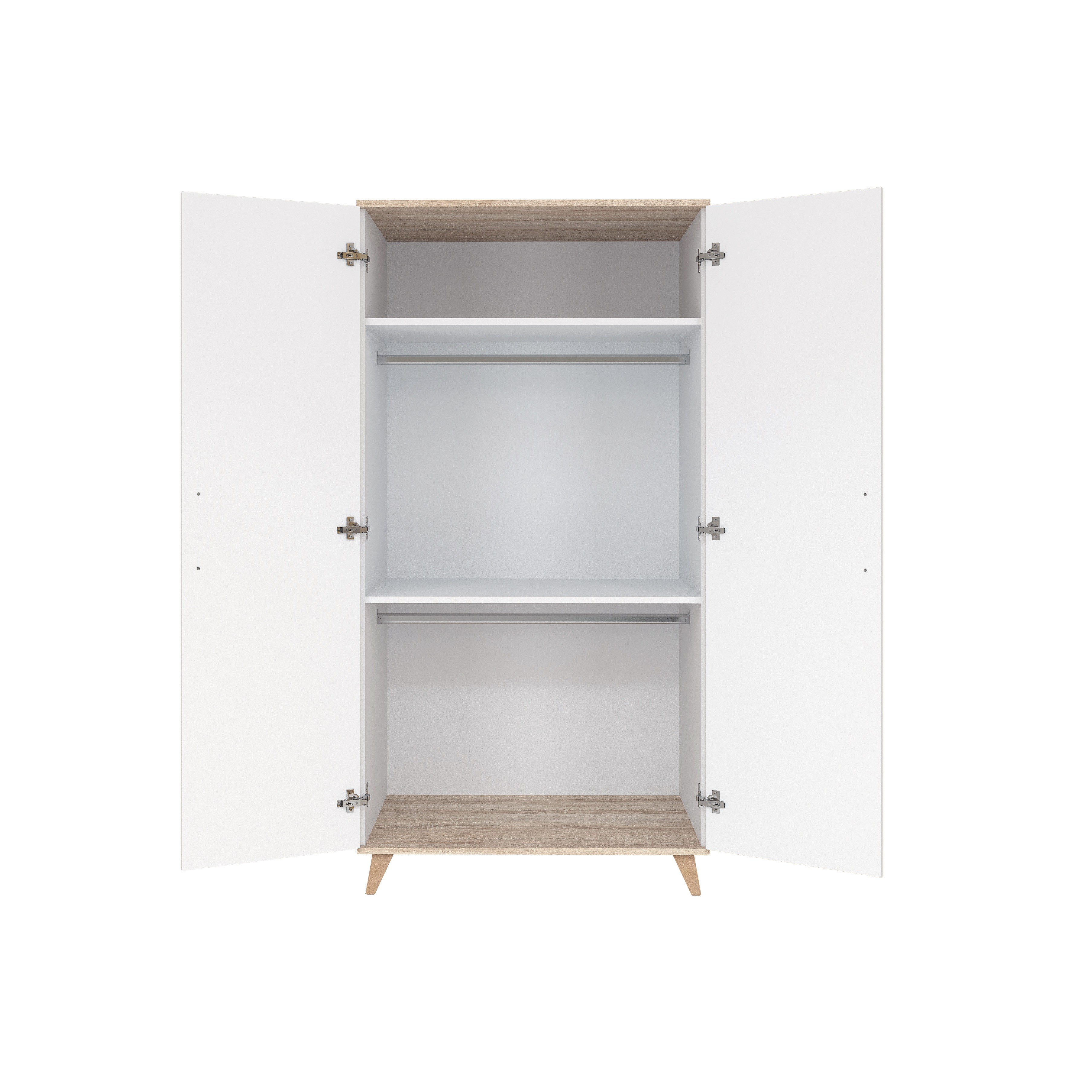 Flip White & Oak riidekapp