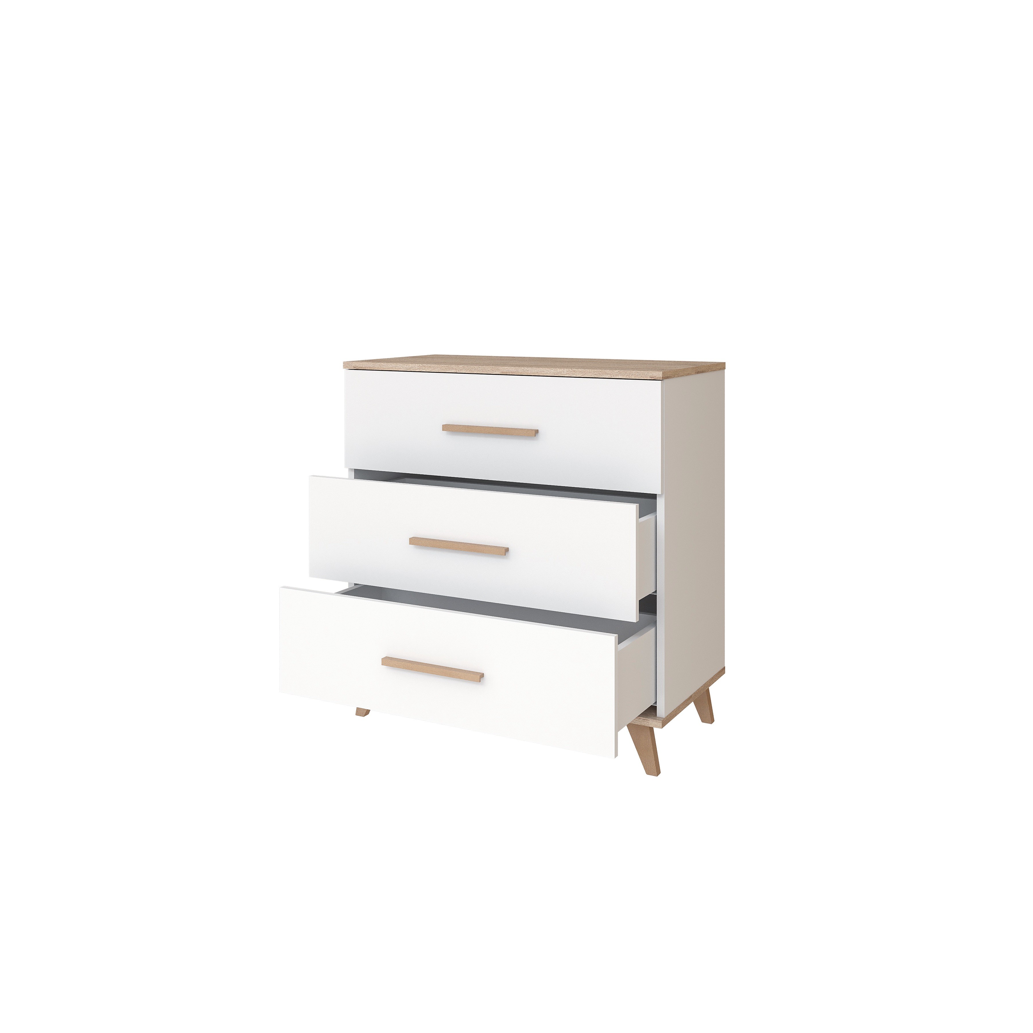 Flip White & Oak kummut + pikendus