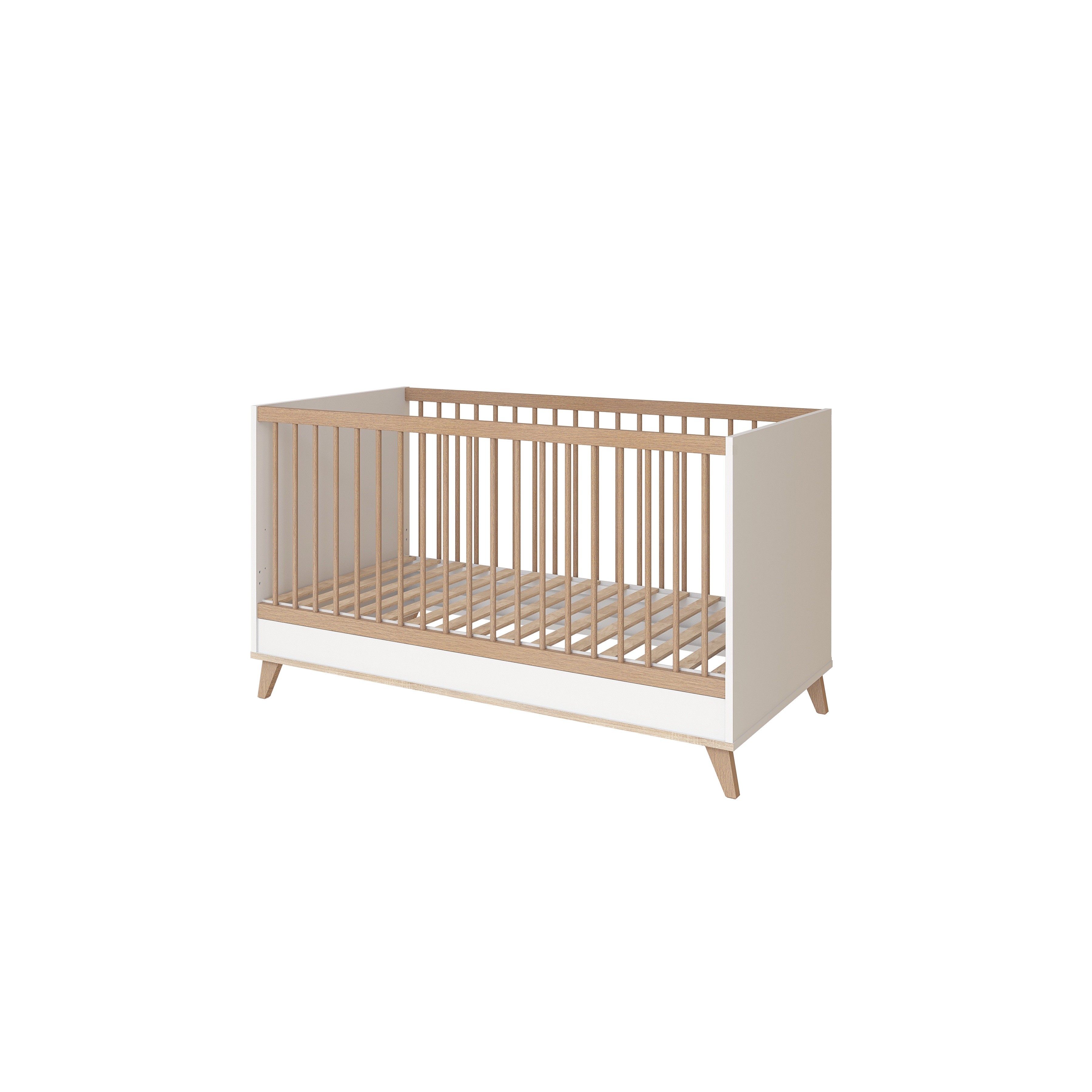 Flip White & Oak voodi 140x70
