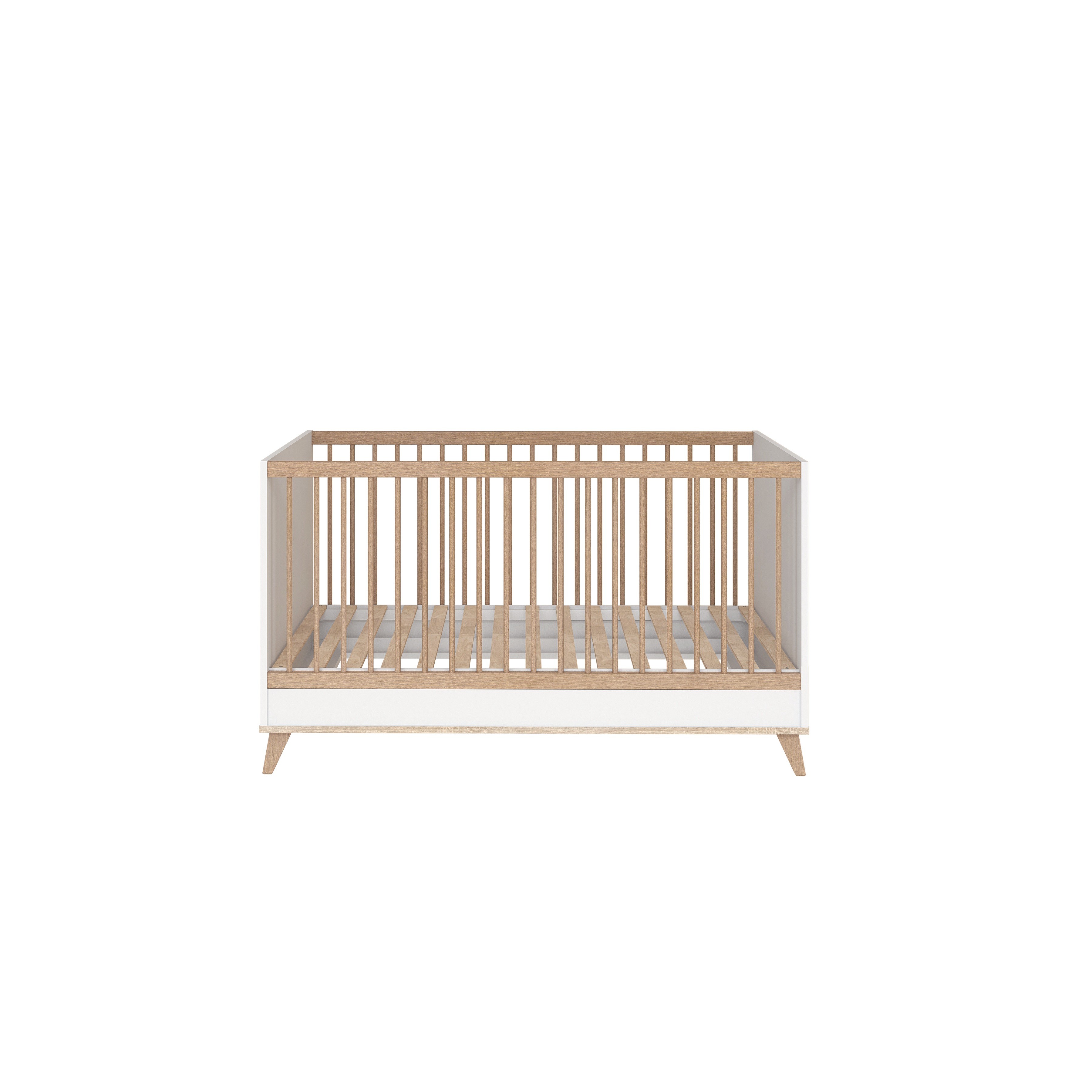 Flip White & Oak voodi 140x70