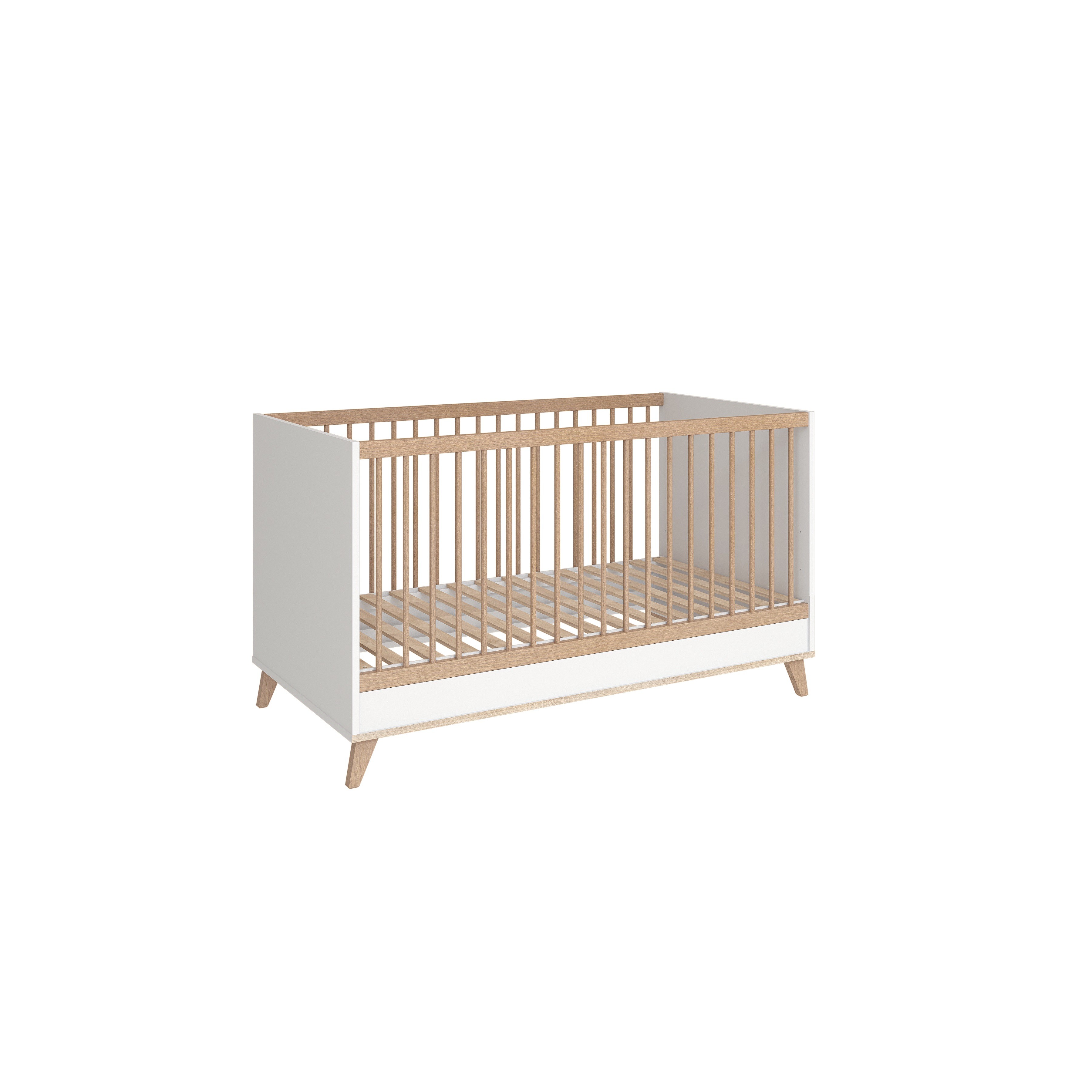 Flip White & Oak voodi 140x70
