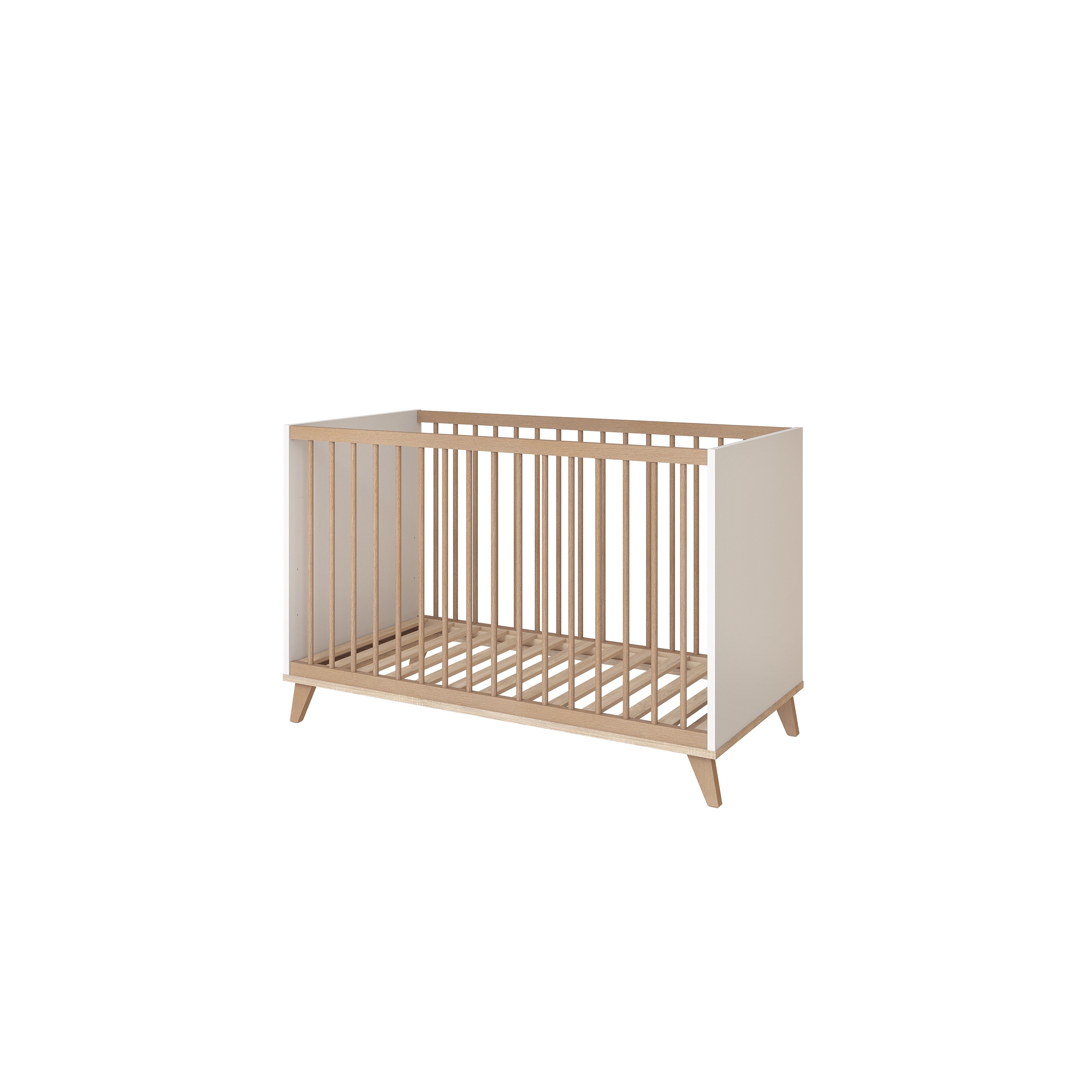 Flip White & Oak voodi 120x60