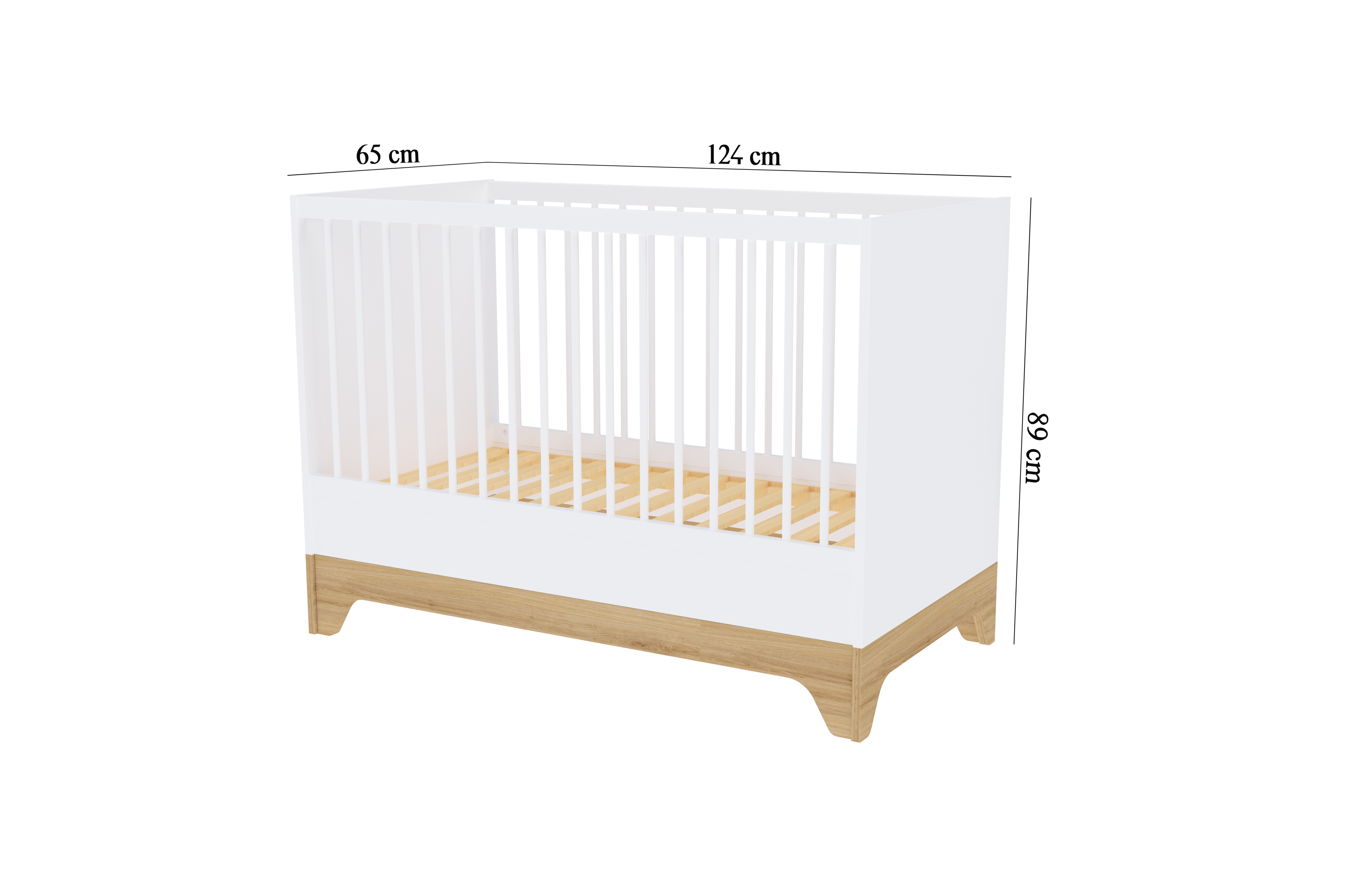 Lumina White voodi 120x60