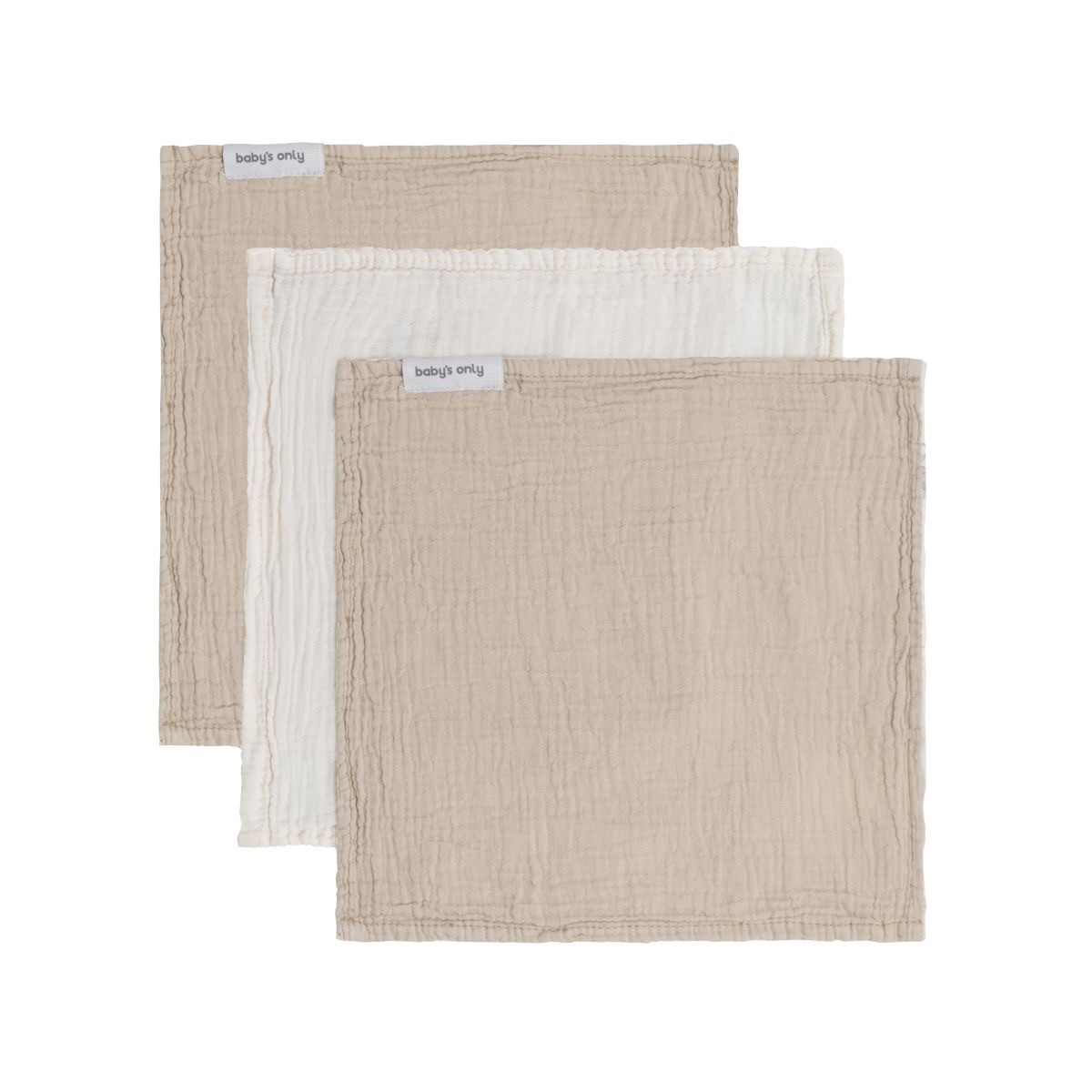 Musliinid Beez 30×30 cm – 3 tk