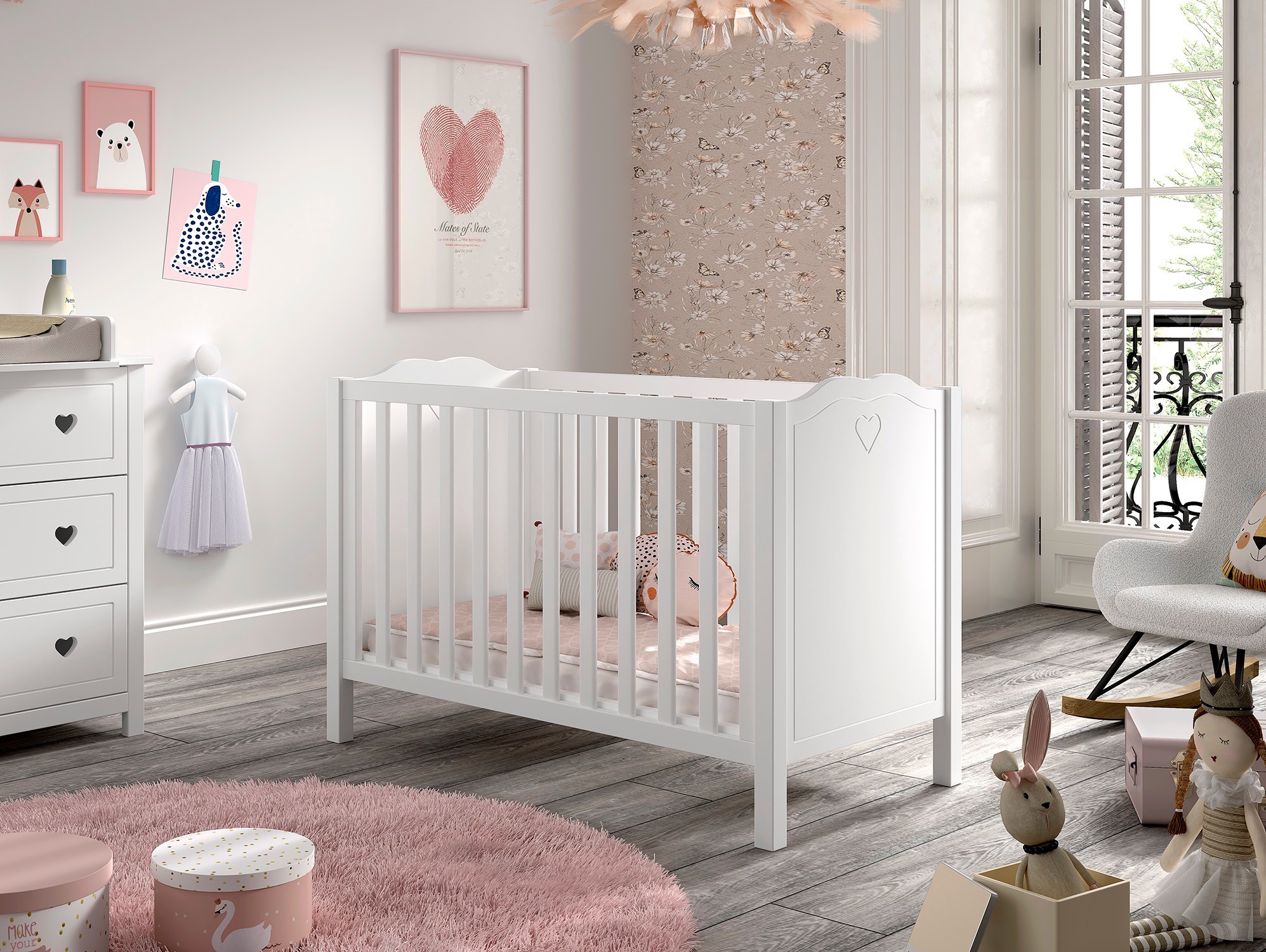 AMORI voodi 60x120 cm 