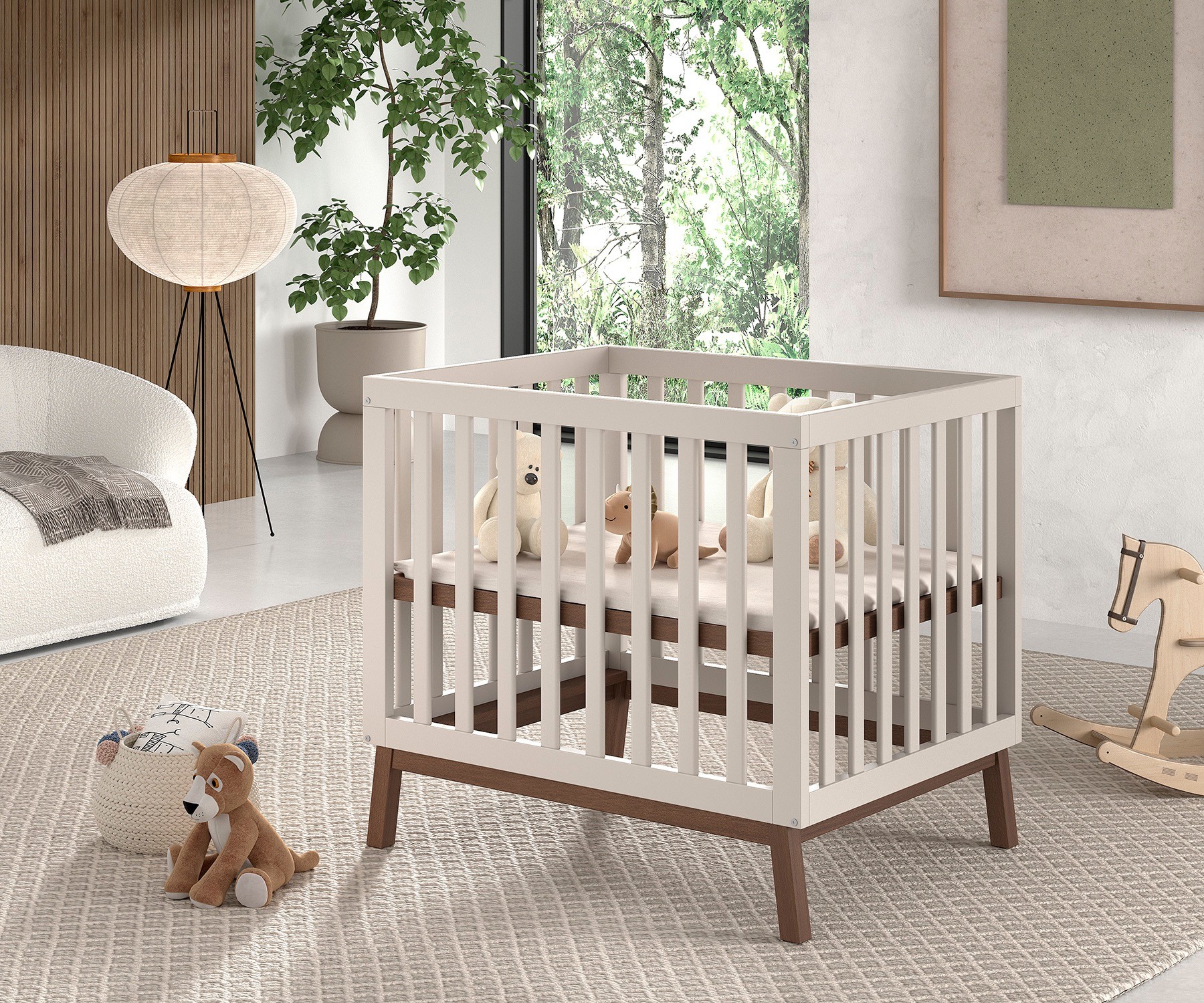 SEZANE CLAY/WALNUT beebivoodi 95x75 cm